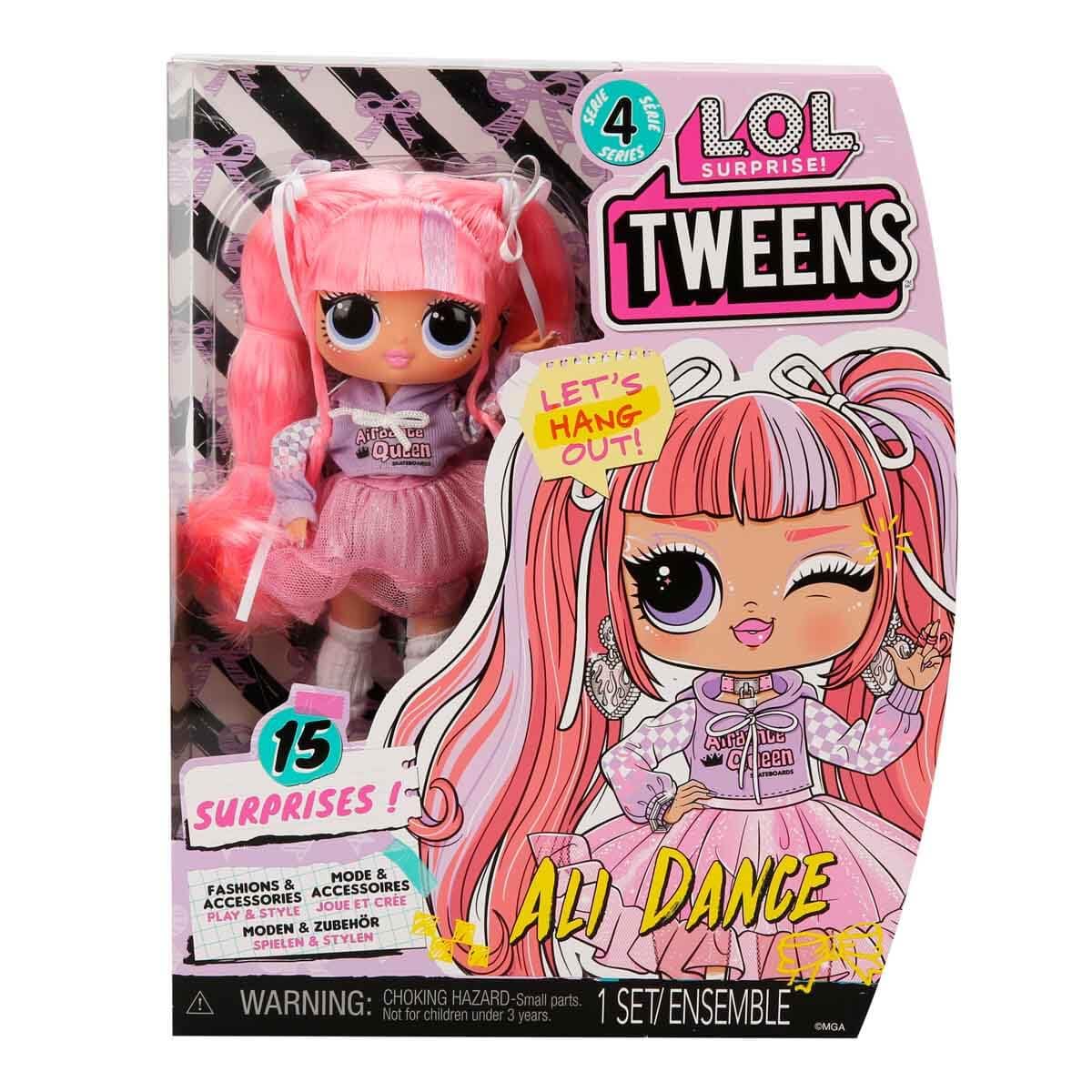 L.O.L. Surprise! Tweens Series 4 Ali Dance Doll – 15 Surprises & Skateboard Fashion