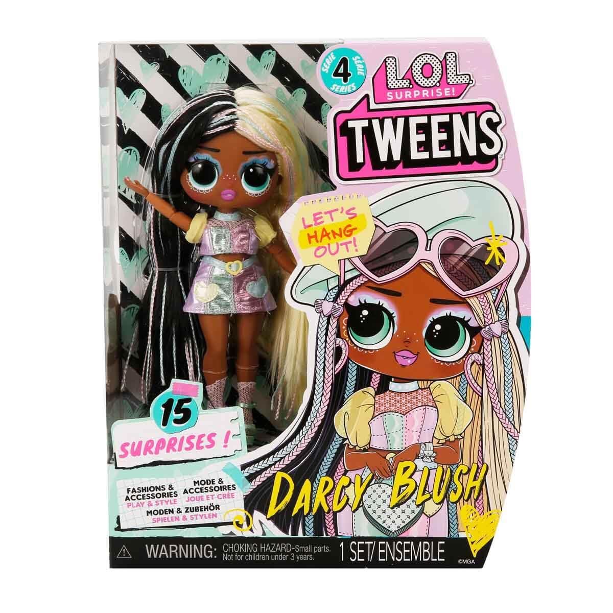 L.O.L. Surprise! Tweens Darcy Blush – 15 Surprises, Fashion Doll & Accessories | Gift for Kids 4+