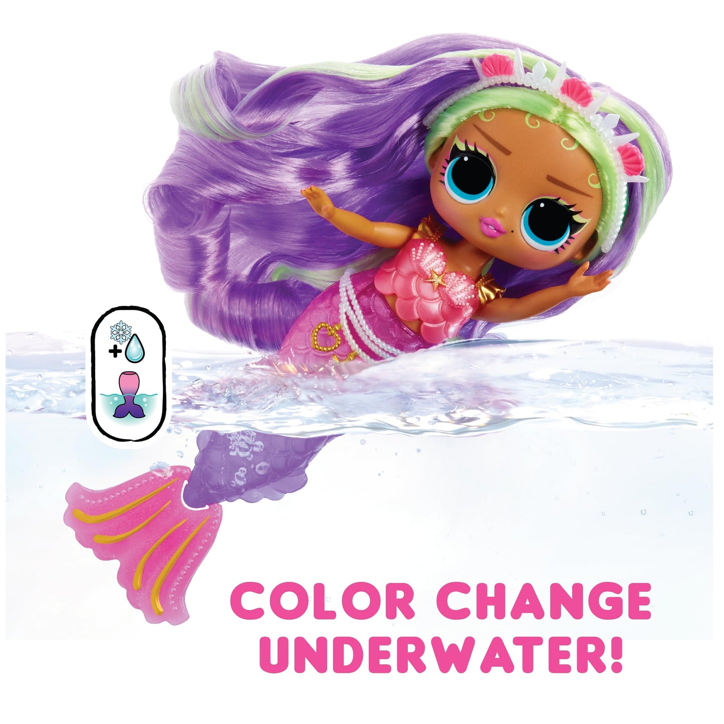 L.O.L. Surprise Tweens Mermaid Cleo Clove Doll — Color-Changing Tail & Movable Fin
