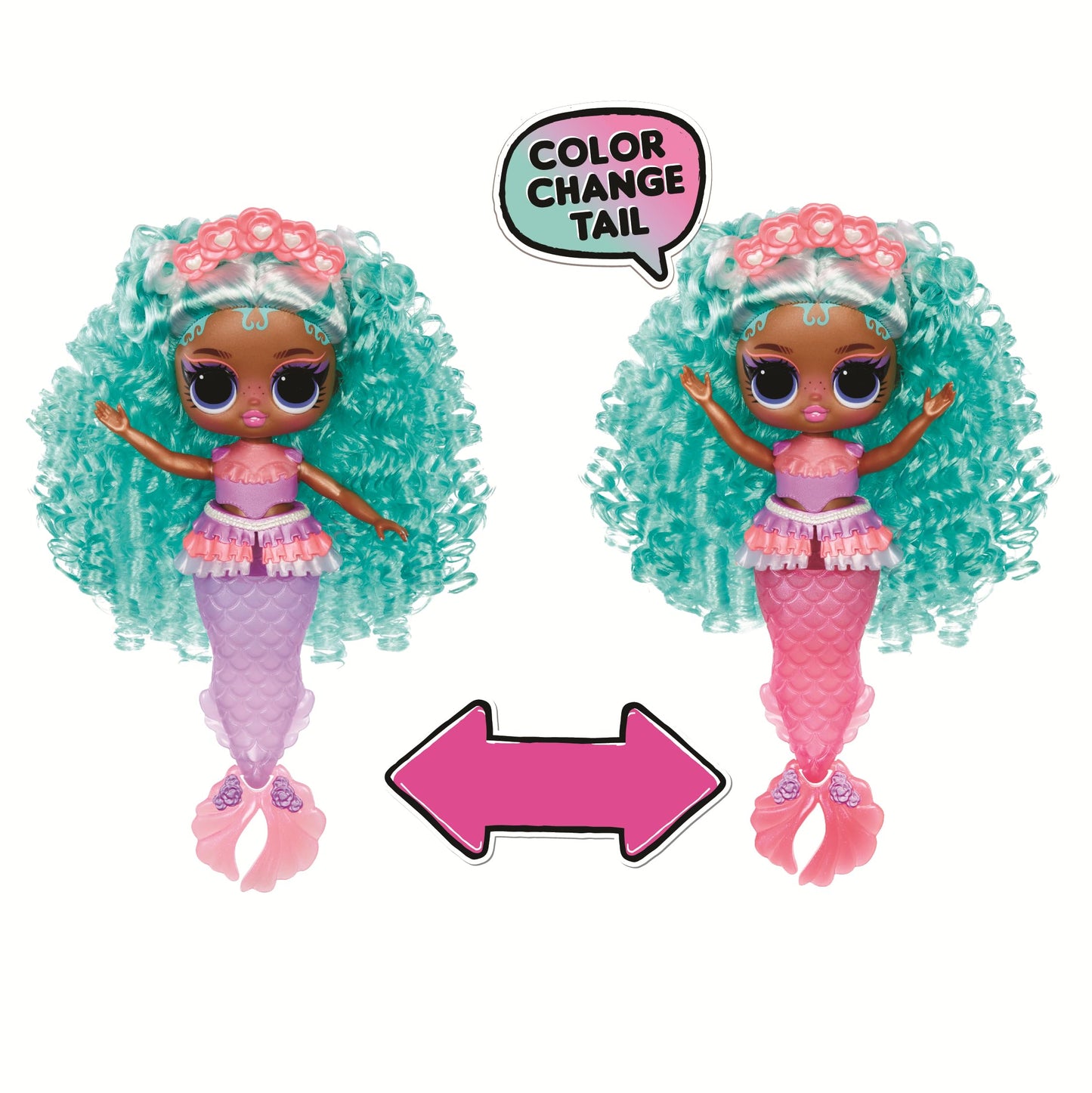 LOL Surprise Tweens Mermaid Serena Finn Doll – Color-Changing Tail, Movable Fin & Accessories