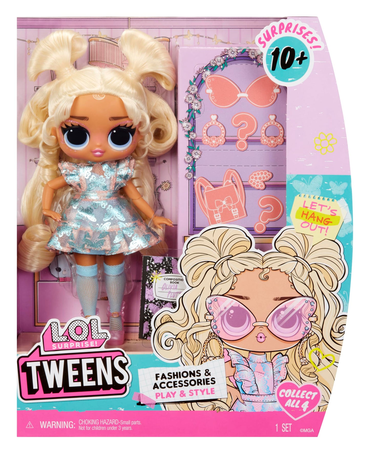 LOL Surprise Tweens Core Doll Olivia Flutter – Collectible Fashion Doll