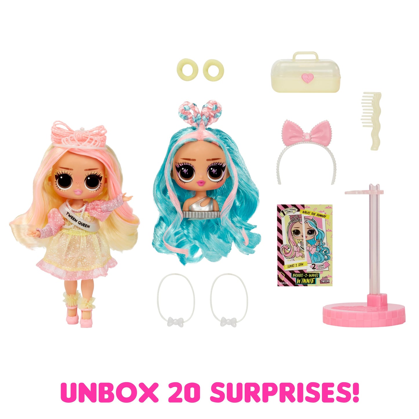 L.O.L. Surprise Tweens Surprise Swap Braids-2-Waves Winnie – 20+ Surprises