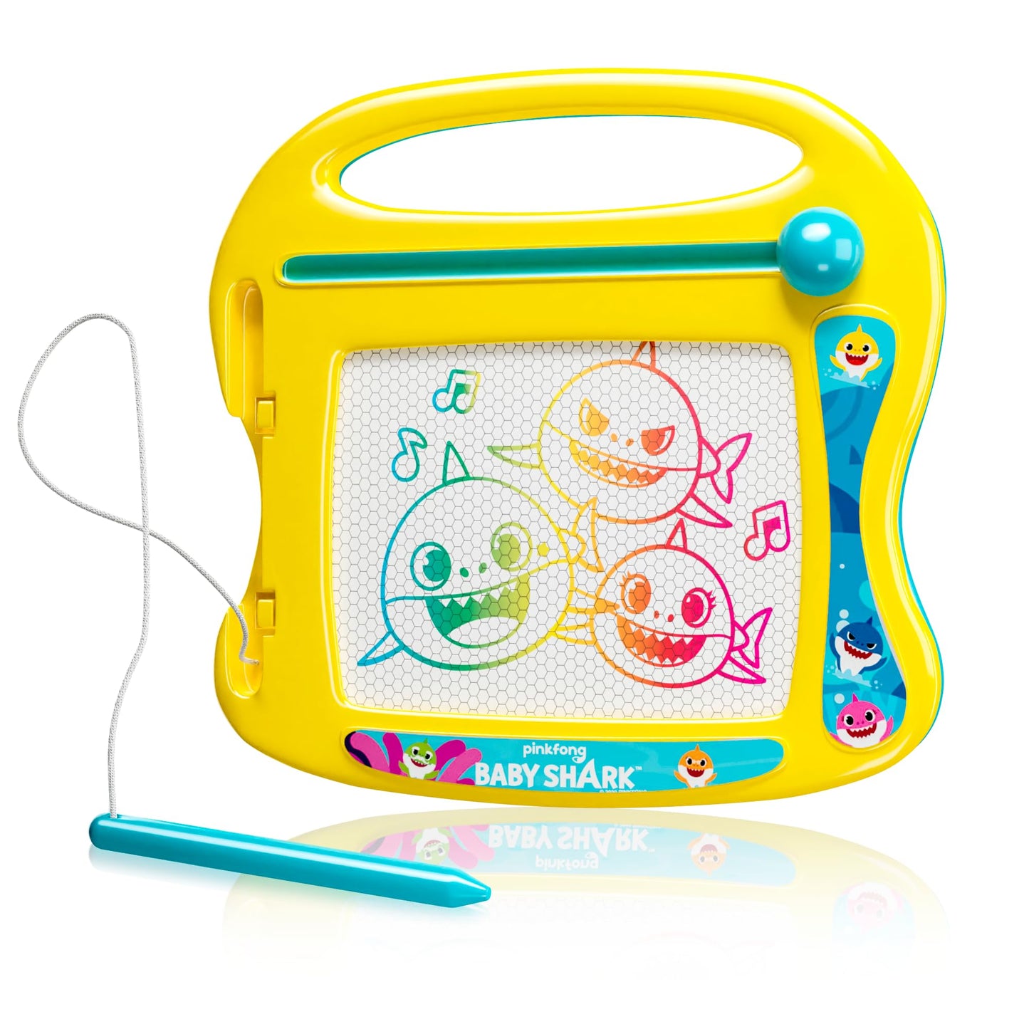 Lollipop Baby Shark Travel Magnetic Drawing Board – On-the-Go Kids’ Art