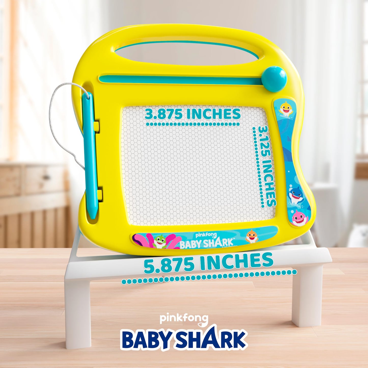 Lollipop Baby Shark Travel Magnetic Drawing Board – On-the-Go Kids’ Art