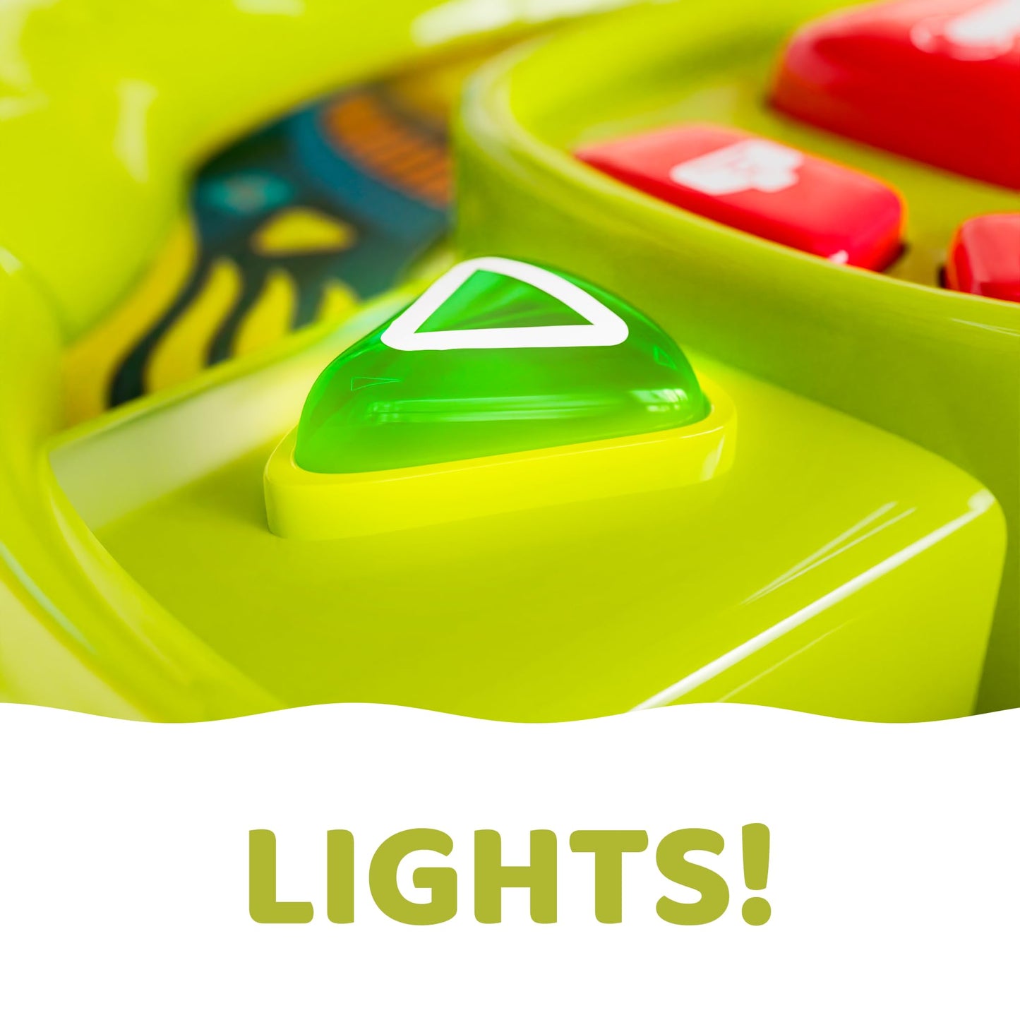 Lollipop Baby Steering Wheel Toy — Realistic Lights & Sounds