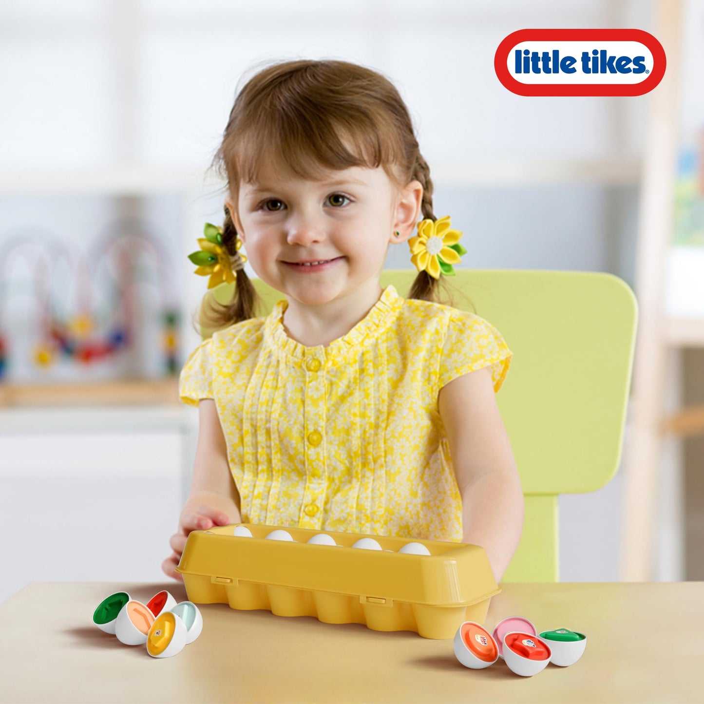 Lollipop Little Tikes Matching Egg Toy – 12 Colorful Eggs for Shape & Color Learning
