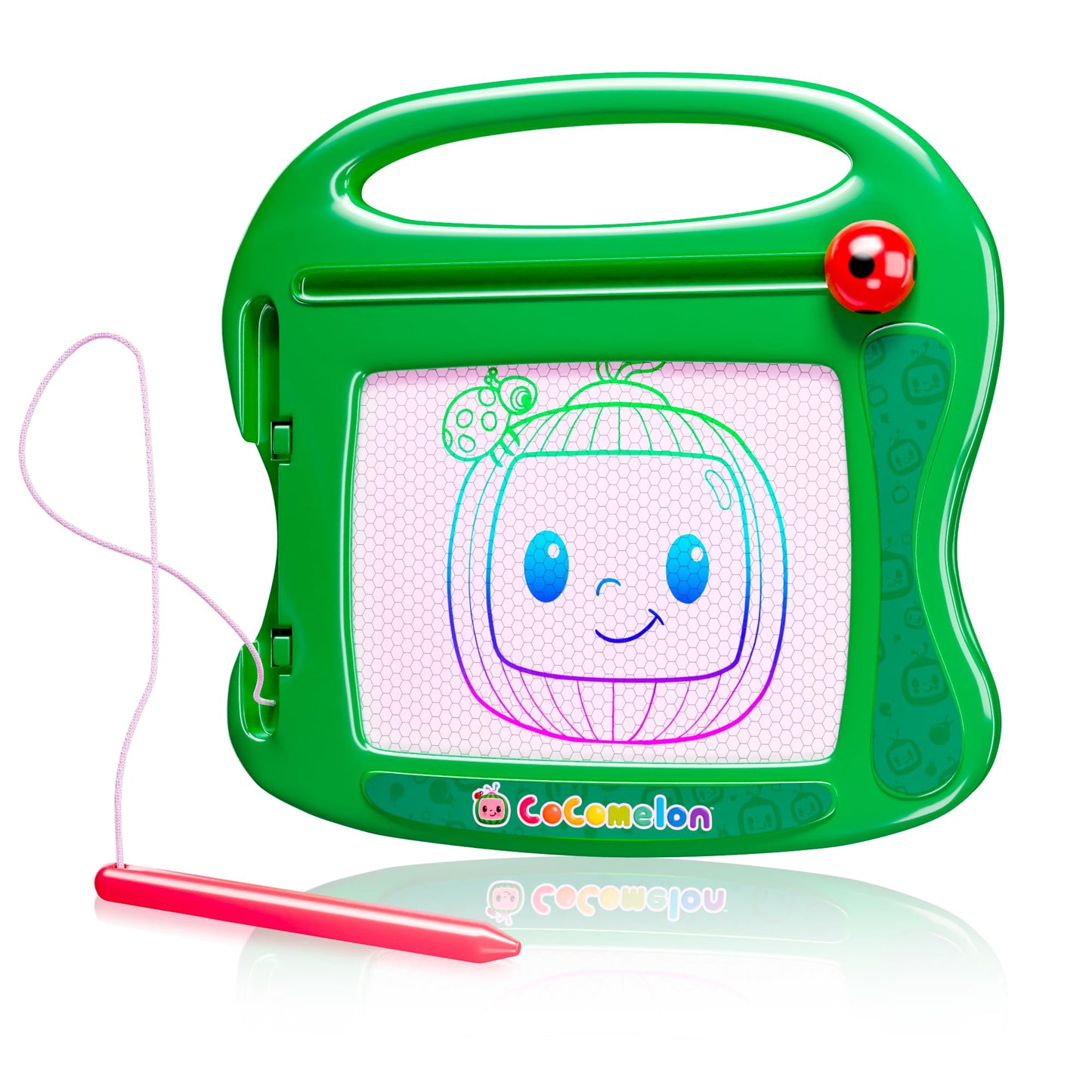 Lollipop Cocomelon Magnetic Board Travel Sketcher – Mess-Free On-The-Go Drawing Pad