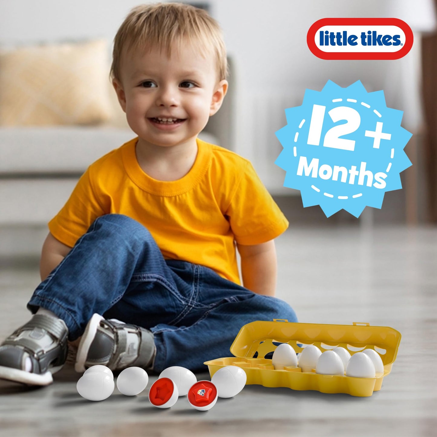Lollipop Little Tikes Matching Egg Toy – 12 Colorful Eggs for Shape & Color Learning