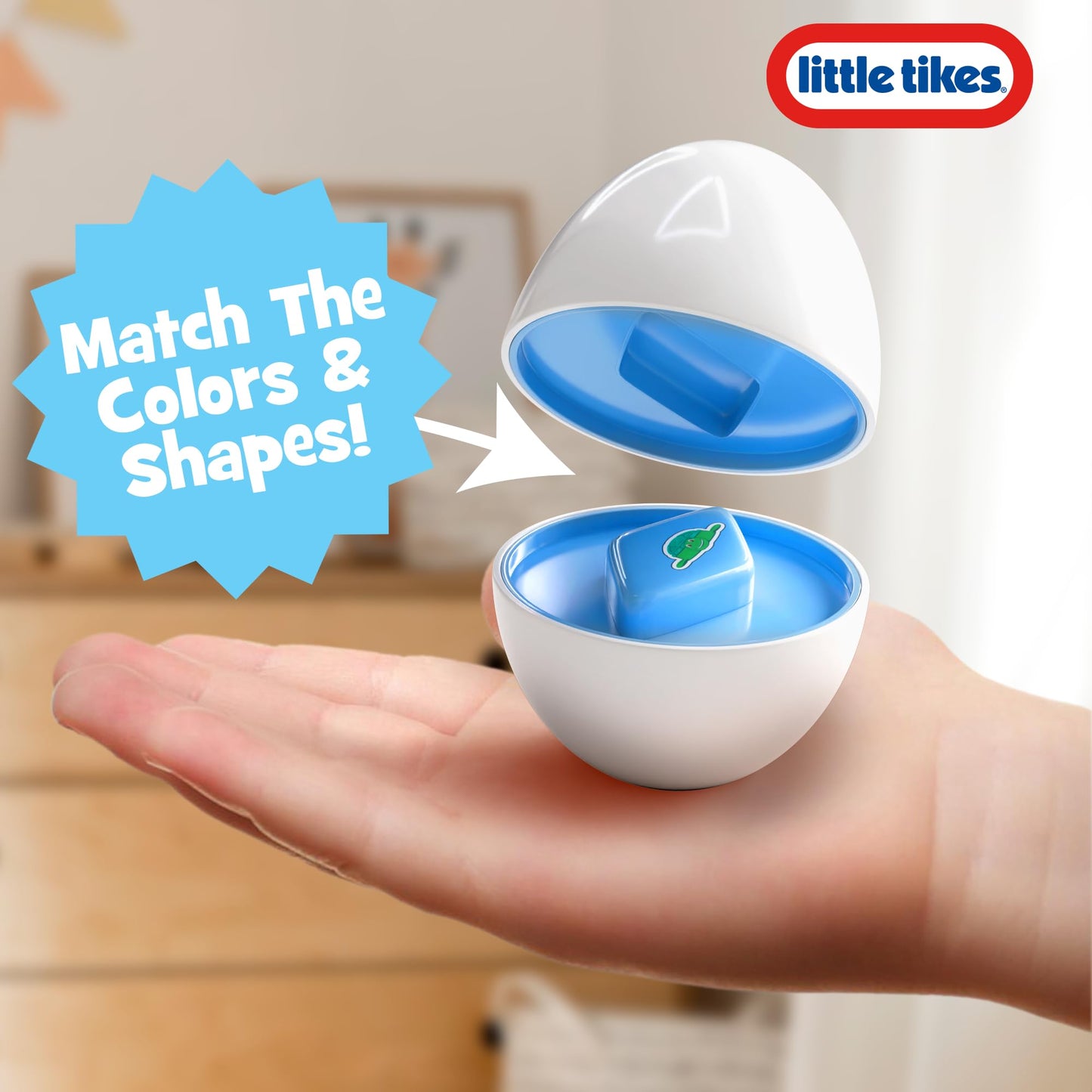 Lollipop Little Tikes Matching Egg Toy – 12 Colorful Eggs for Shape & Color Learning