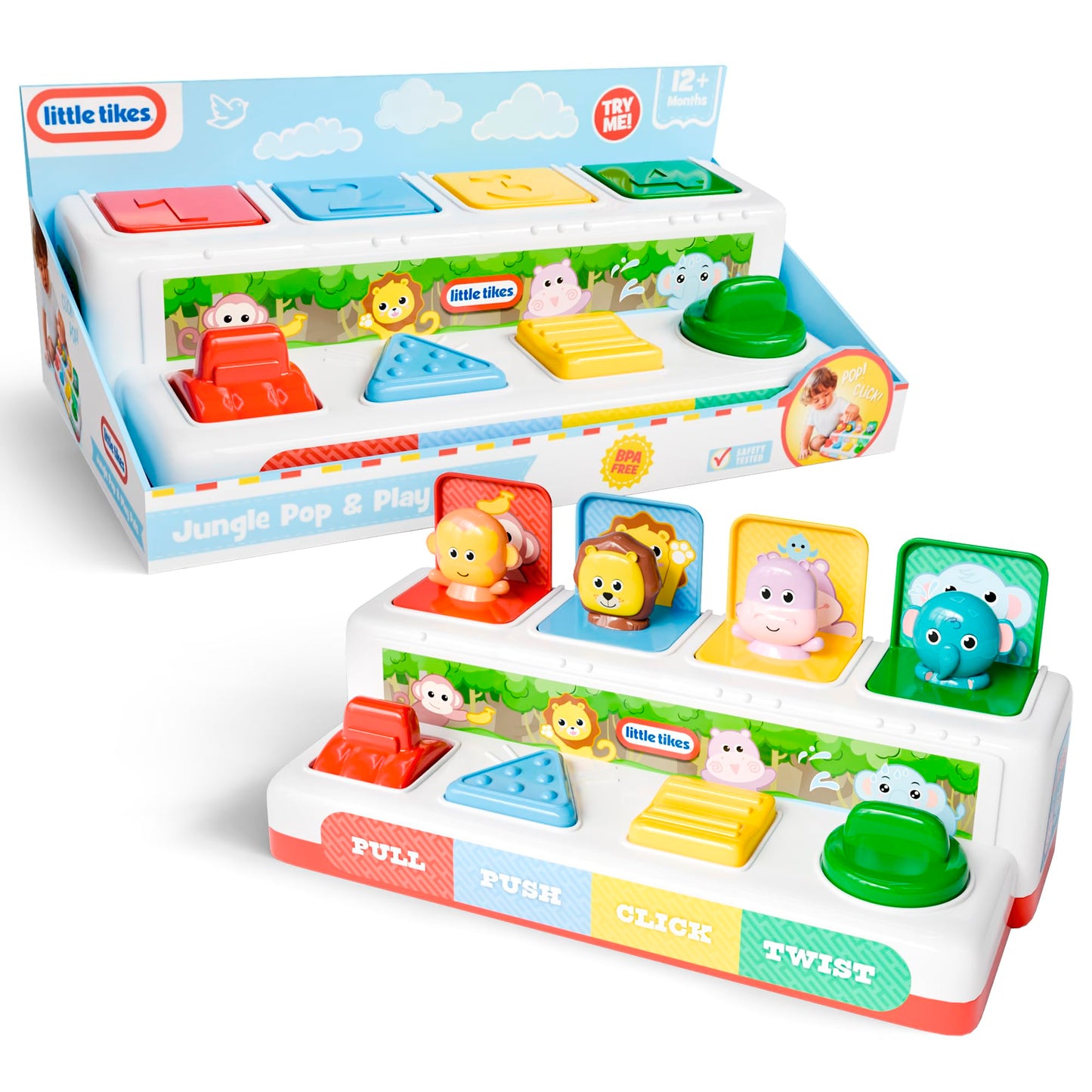 Lollipop Little Tikes Pop and Play Pals – Pop-Up Action Toy for Toddlers