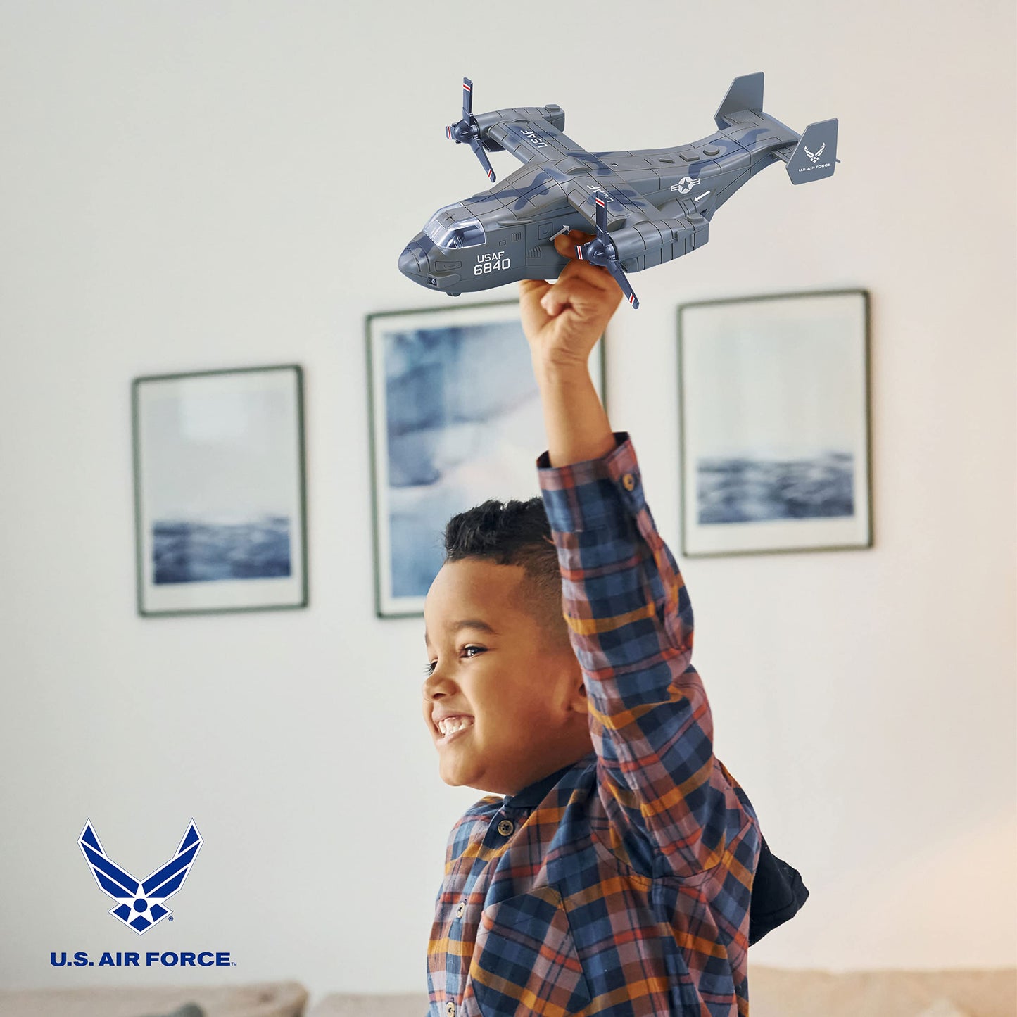 Lollipop V-22 Osprey 1:72 Scale Helicopter Model — Battle & Rescue Toy