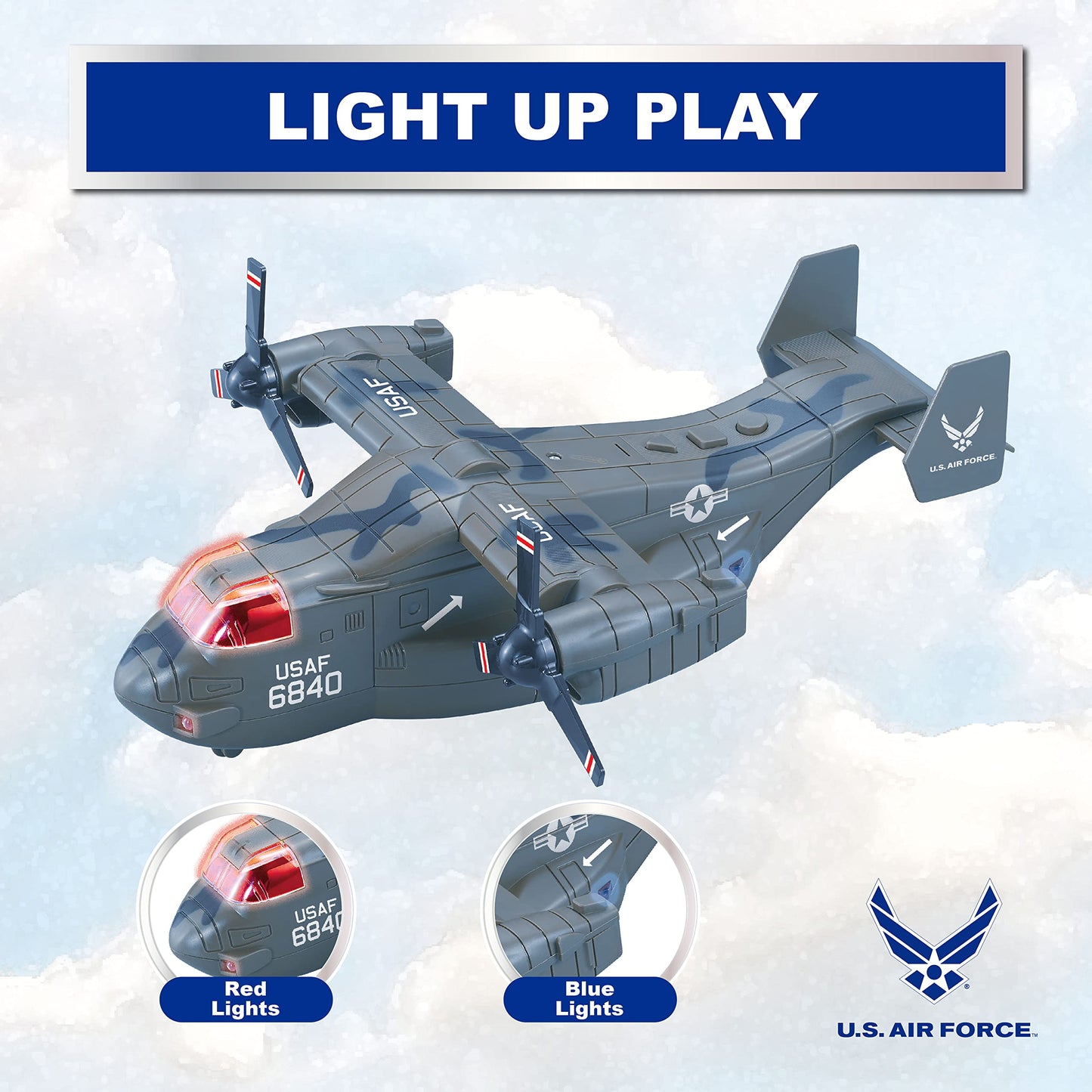 Lollipop V-22 Osprey 1:72 Scale Helicopter Model — Battle & Rescue Toy