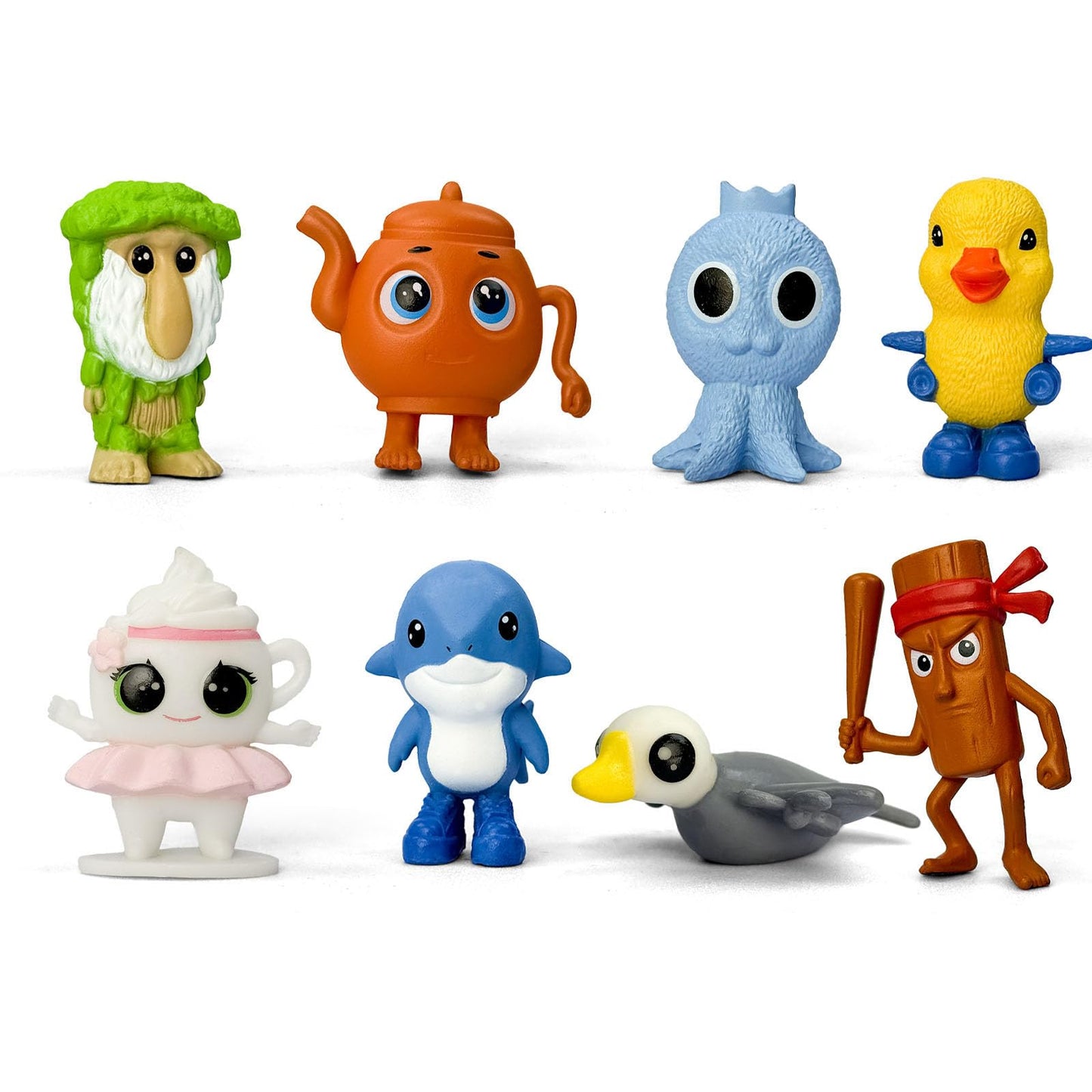Lomencry 8Pcs Italian Brainrot Action Figures – Tralalero Travala Desk Decor & Fidget Toys