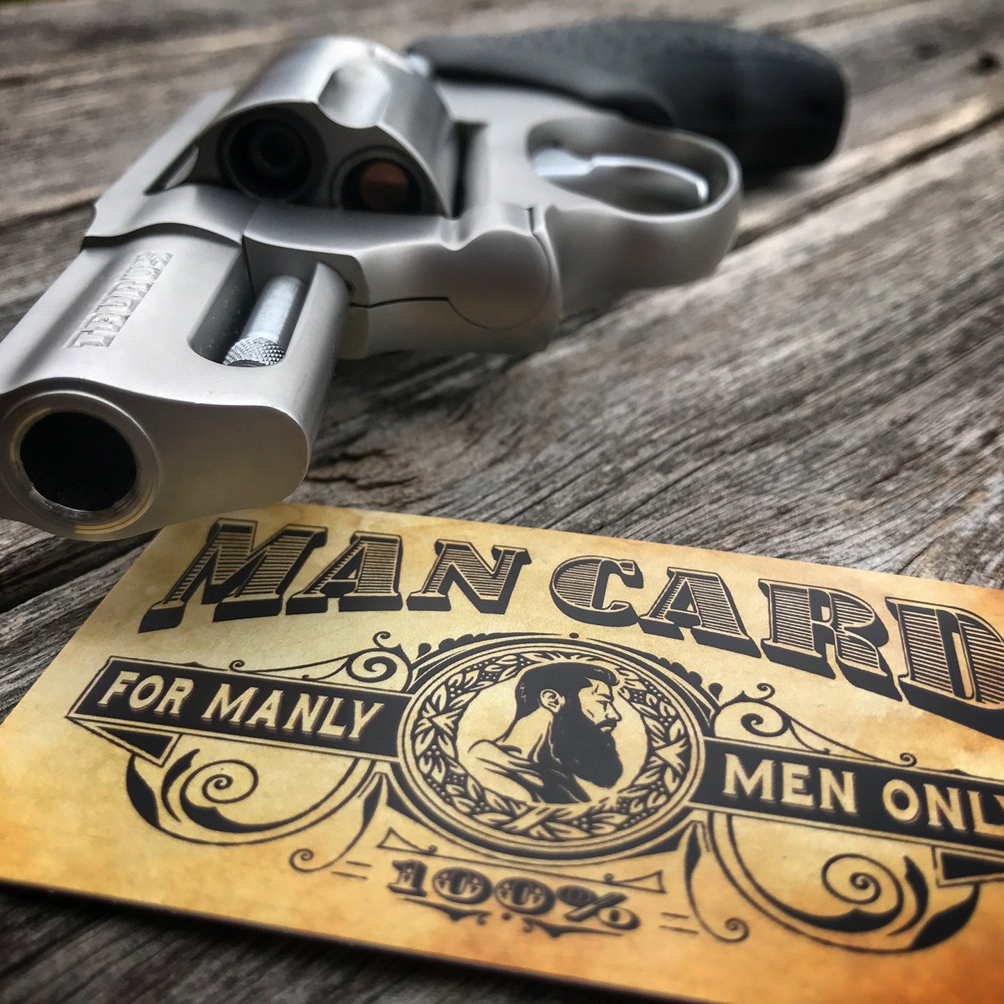 Lone Star Signs SATOHA Man Card - Masculine-Themed Business Cards (10 Pack)