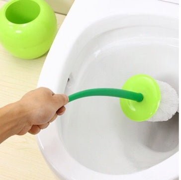 Long Handle Soft Household Toilet Brush, Cherry Toilet Brush, Toilet Brush Set