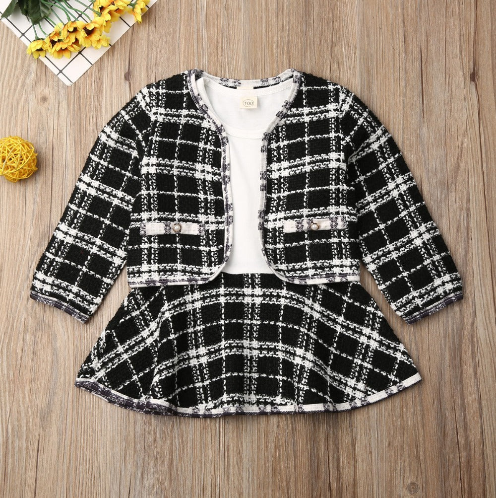 Long-sleeved Two-pieces Baby Girls' Suit