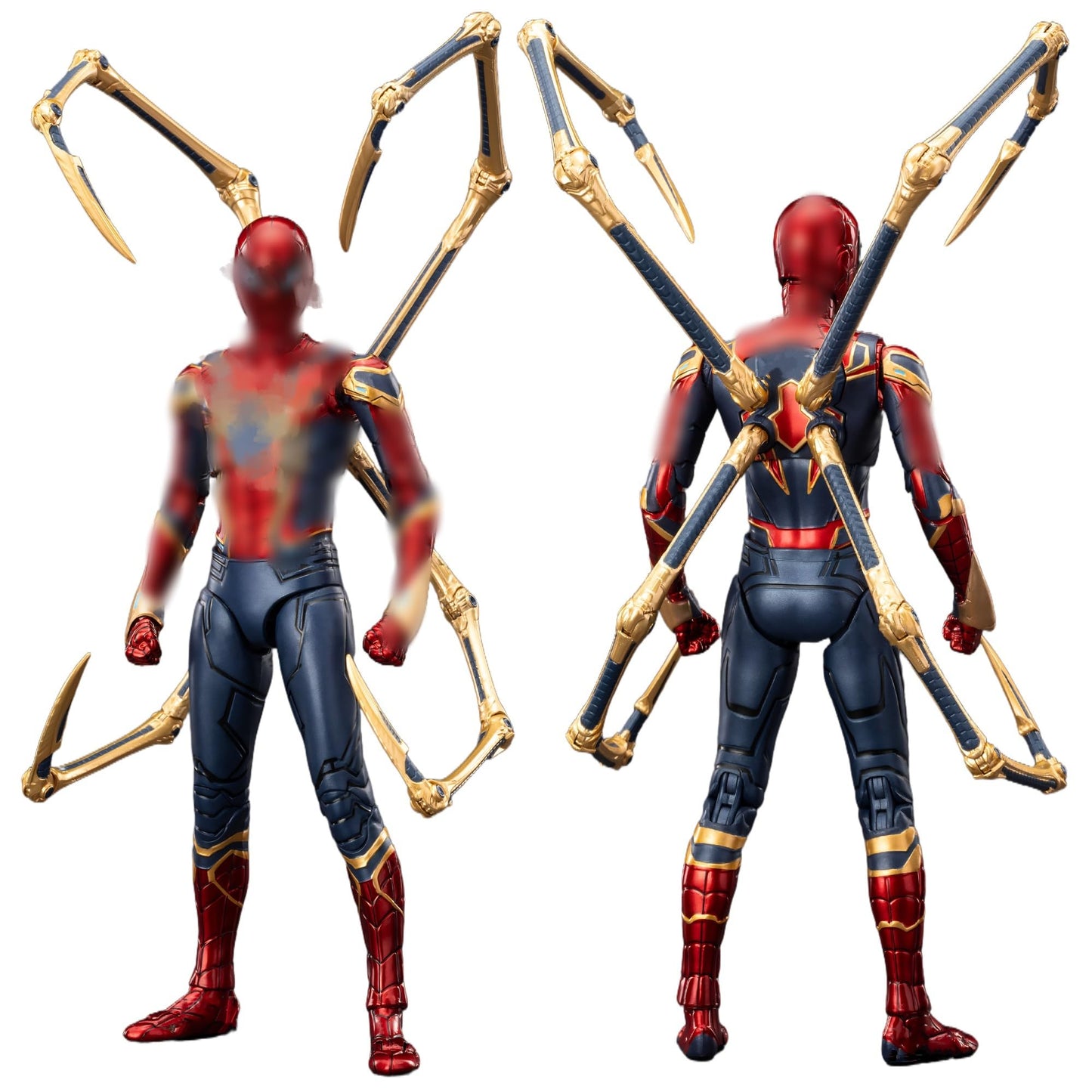 LonullyMege Iron Spider Action Figure – 7-Inch Ultra Poseable 1/10 Scale Collectible