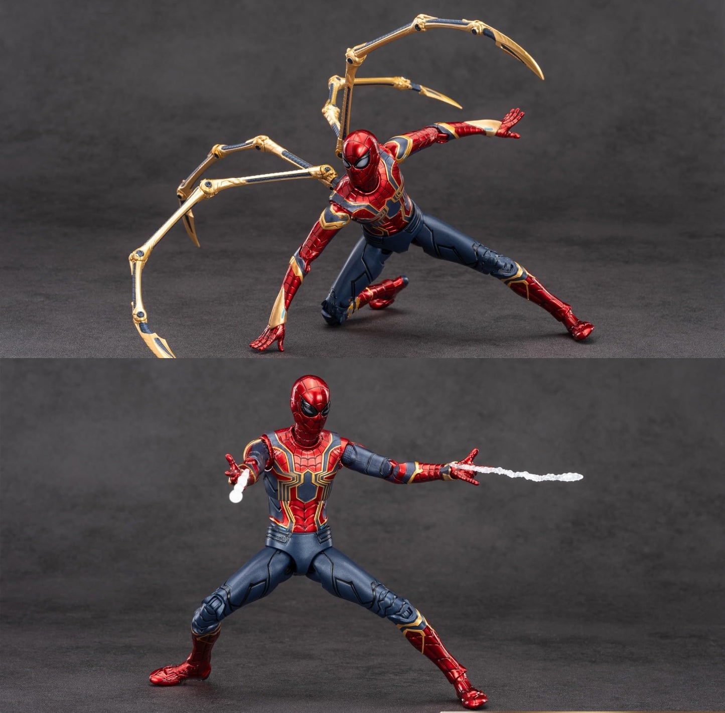 LonullyMege Iron Spider Action Figure – 7-Inch Ultra Poseable 1/10 Scale Collectible