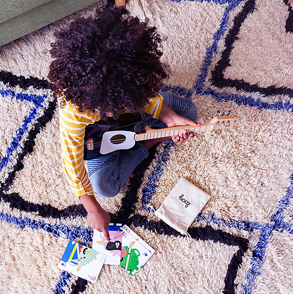 Loog Mini Acoustic Kids Guitar for Beginners — 3 Strings, Learning App & Free Lessons