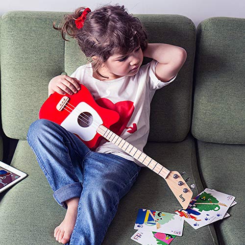 Loog Mini 3-String Kids Guitar — Learn with App & Lessons