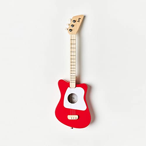 Loog Mini Acoustic Guitar for Kids - 3-String Beginner, Ages 3+, Lessons & App