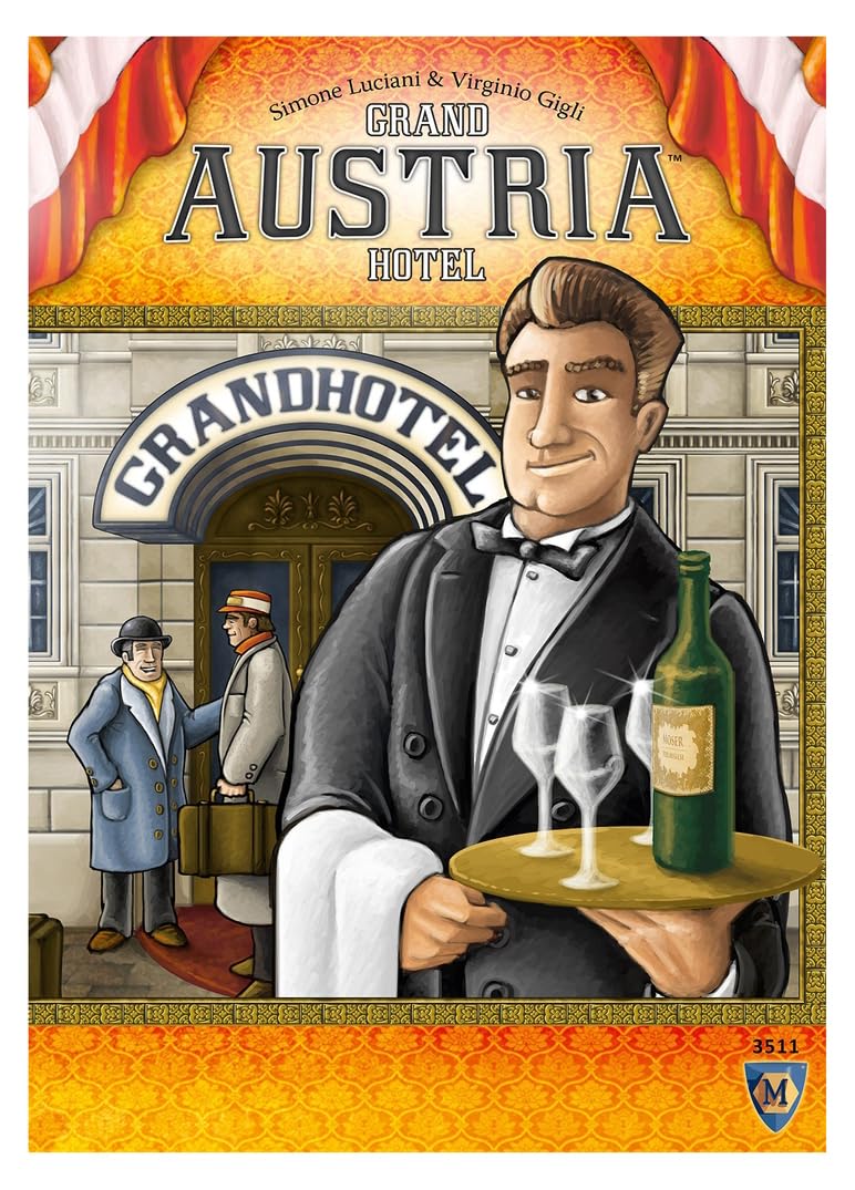 Lookout Games Grand Austria Hotel – Strategy Board Game for 2–4 Players (Ages 12+) | 60–120 Min