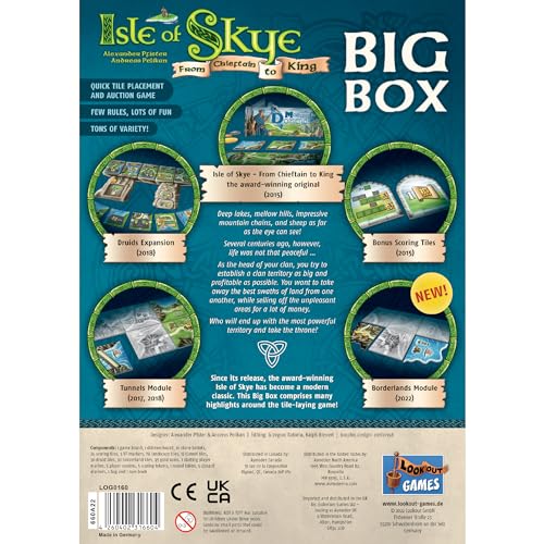 Lookout Isle of Skye Big Box Board Game | 2-5 Players | Ages 8+ | 60 Minutes