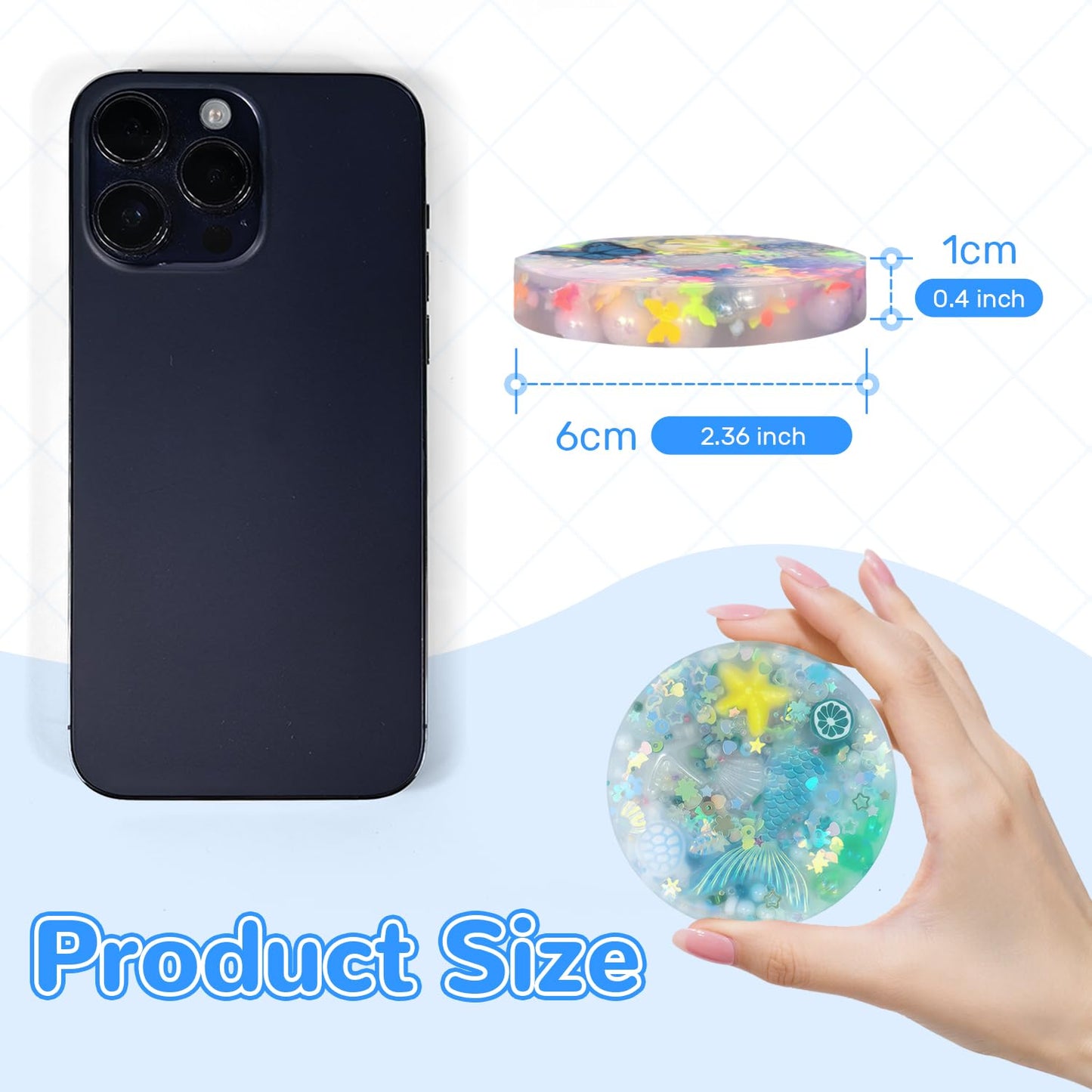 LOOMI 4PCS Seasonal Theme Picking Pads – Silicone Fidget Toys for Adults (6CM/2.93IN)