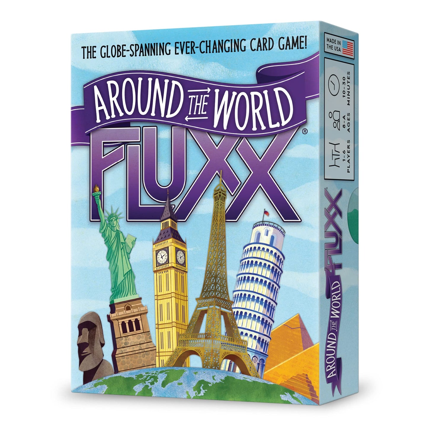 Looney Labs Around The World Fluxx Card Game – Worldwide Adventure with Dynamic Gameplay
