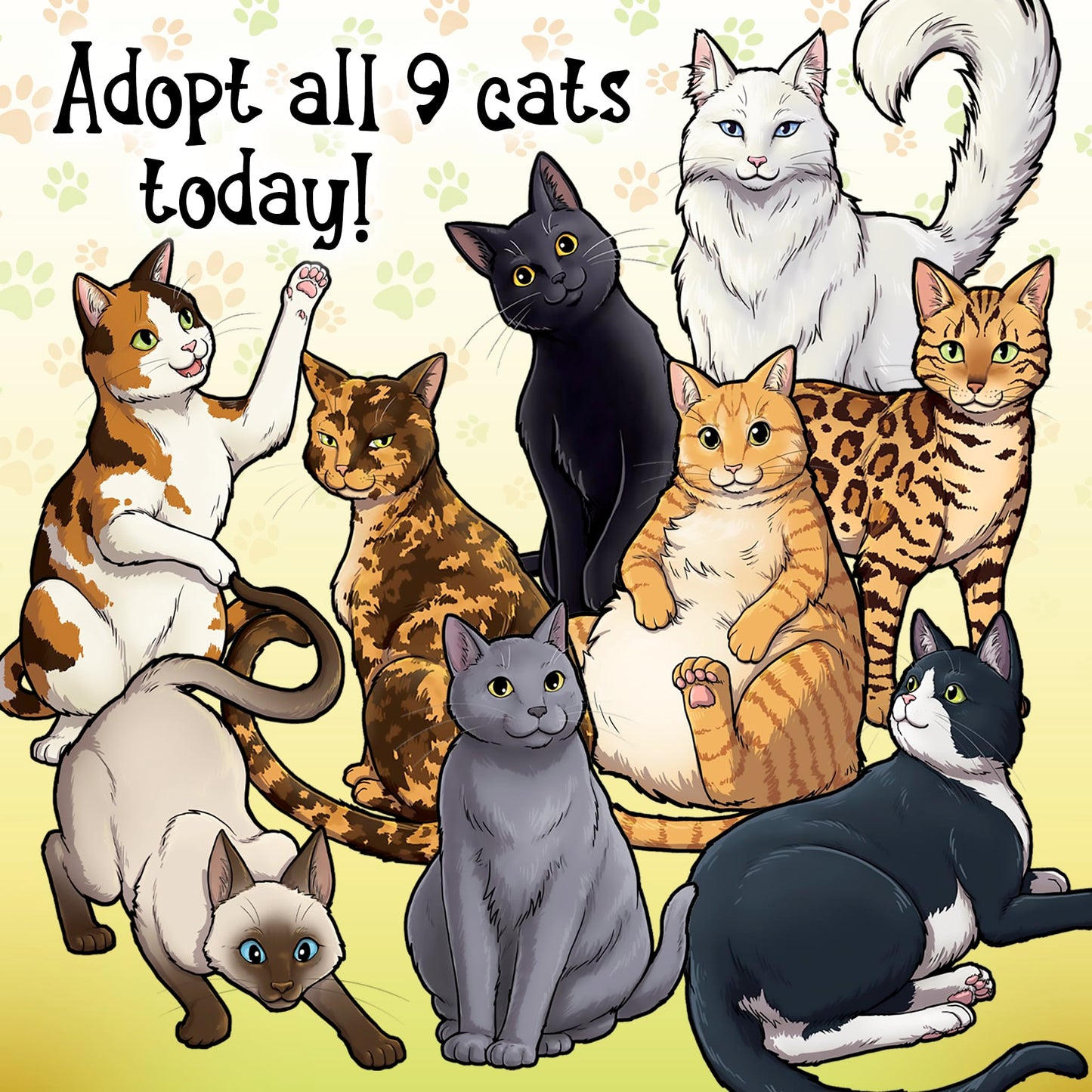 Looney Labs Cat Fluxx – Cat-Themed Card Game for 1-6 Players