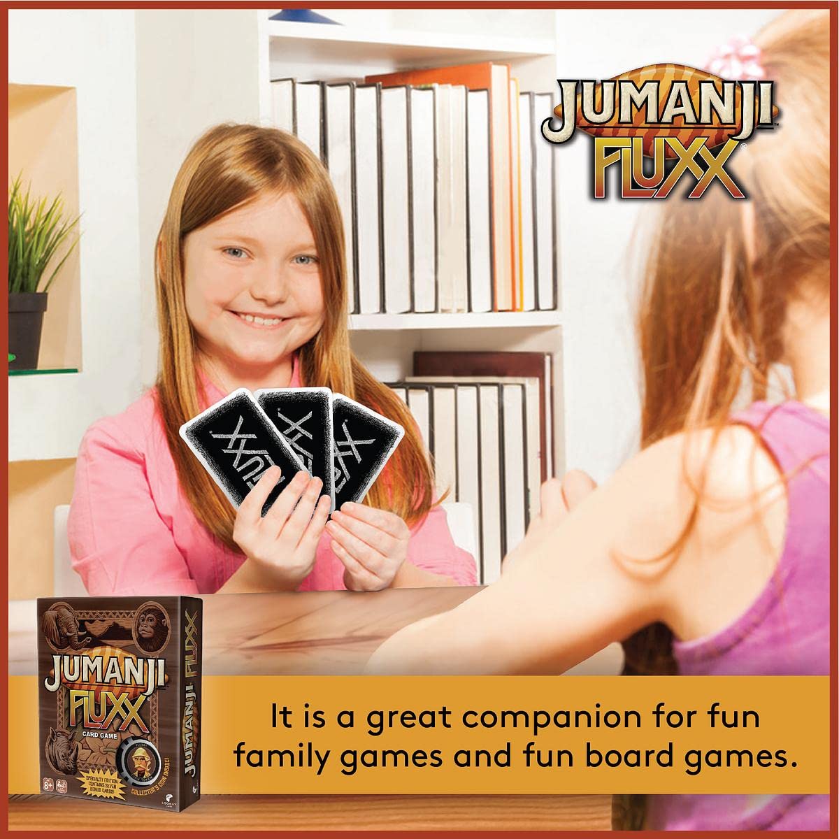 Looney Labs Jumanji Fluxx Card Game – Ever-Changing Rules & Jungle Chaos
