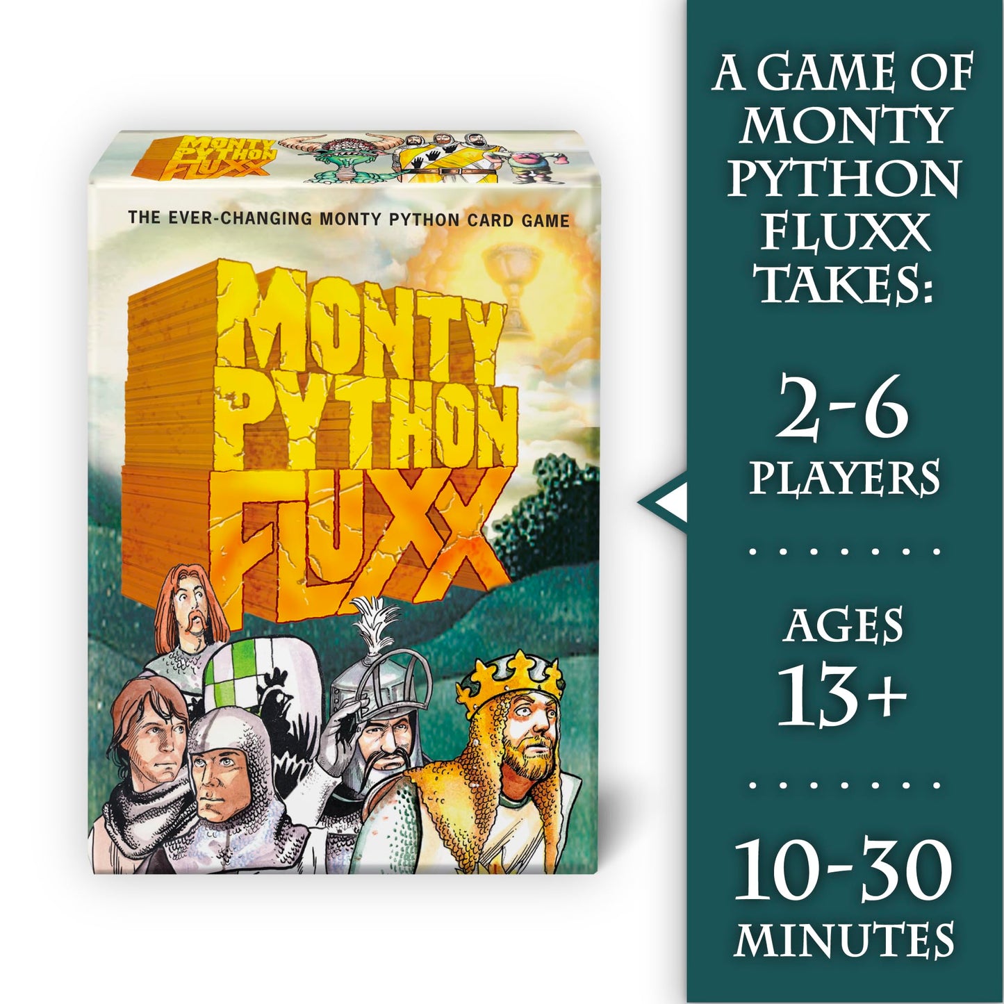 Looney Labs Monty Python Patsy Pack Expansion for Fluxx – Monty Python Themed Card Game