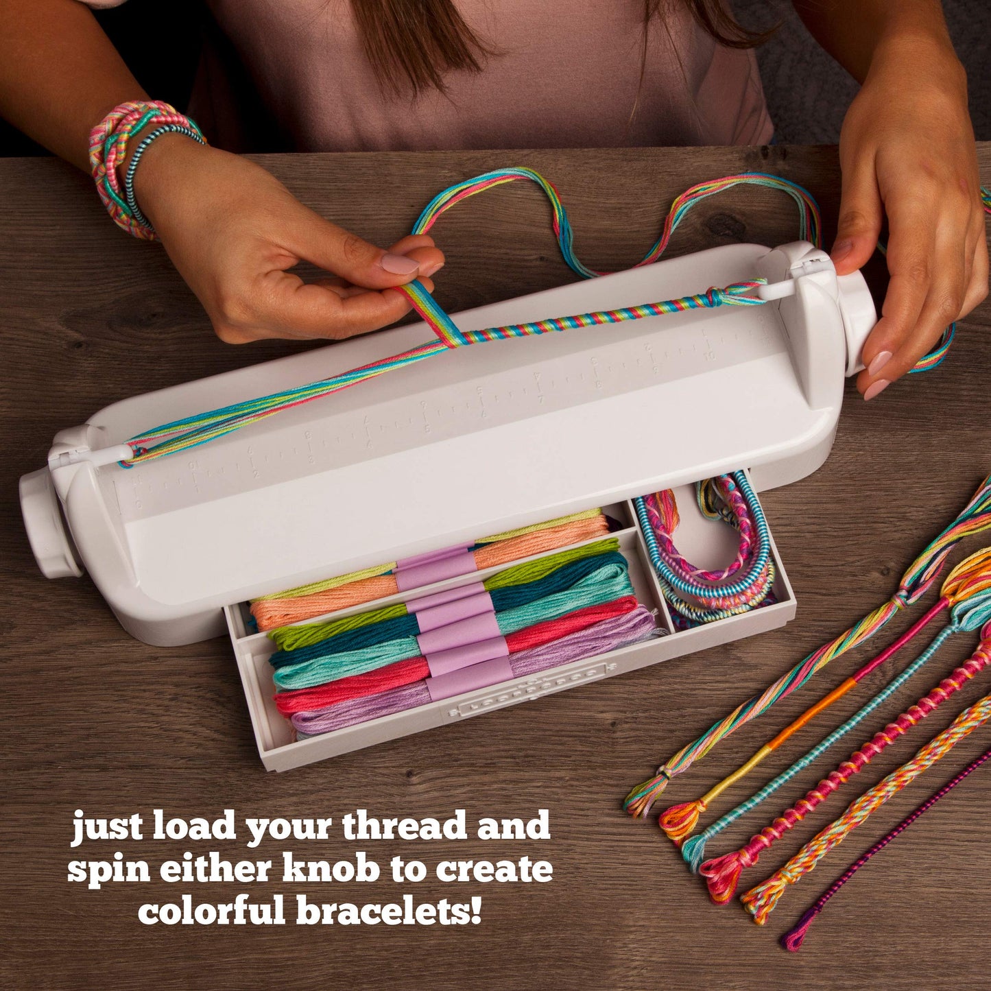 Loopdedoo DIY Friendship Bracelet Maker Kit for Kids – Create Custom Bracelets in Minutes