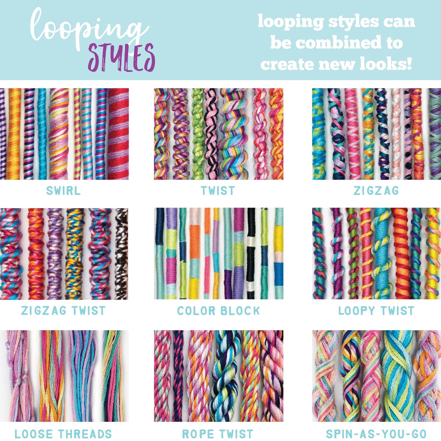 Loopdedoo Deluxe DIY Friendship Bracelet Kit – Make Bracelets in Minutes