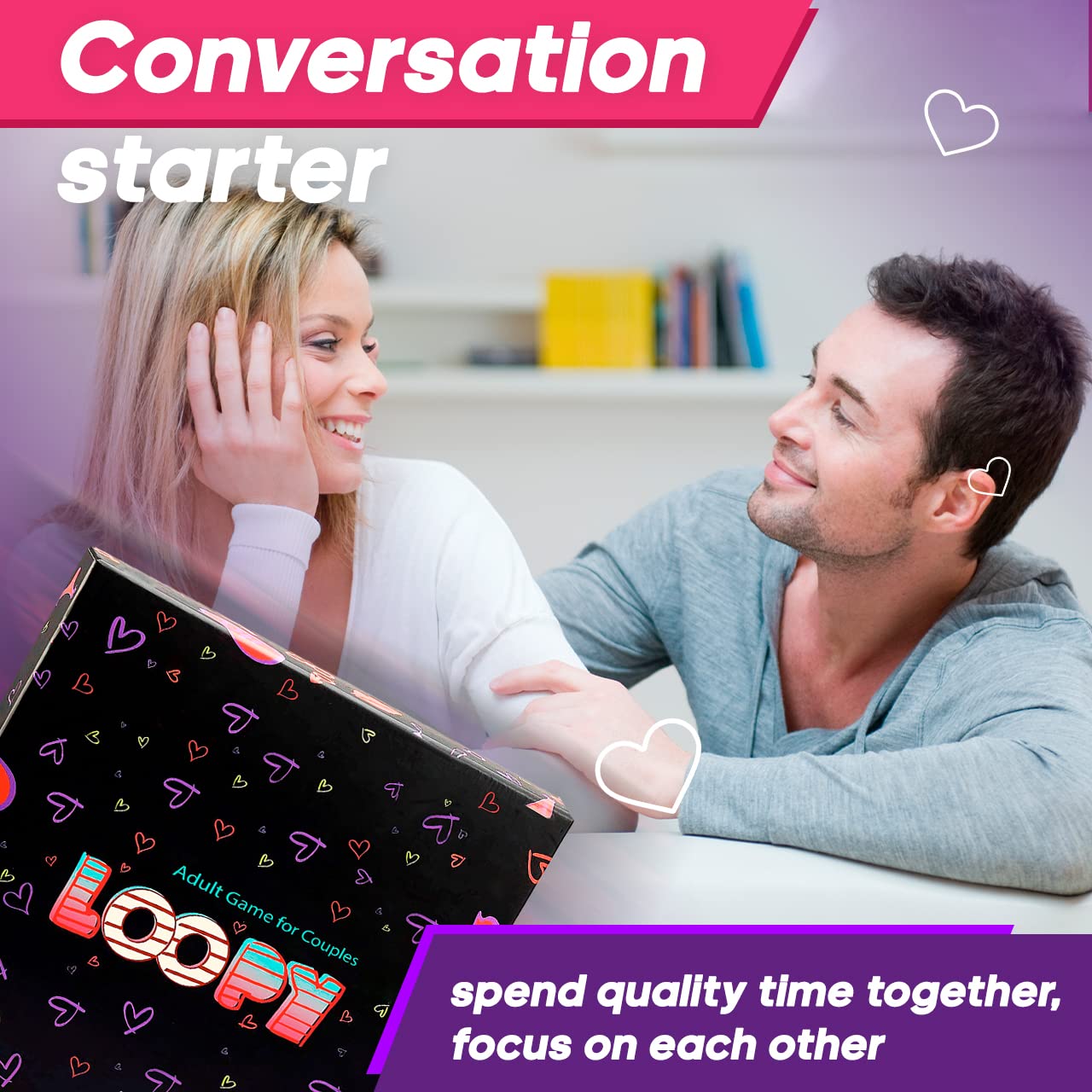 LOOPY Couples Game for Adults | Date Night Card Game