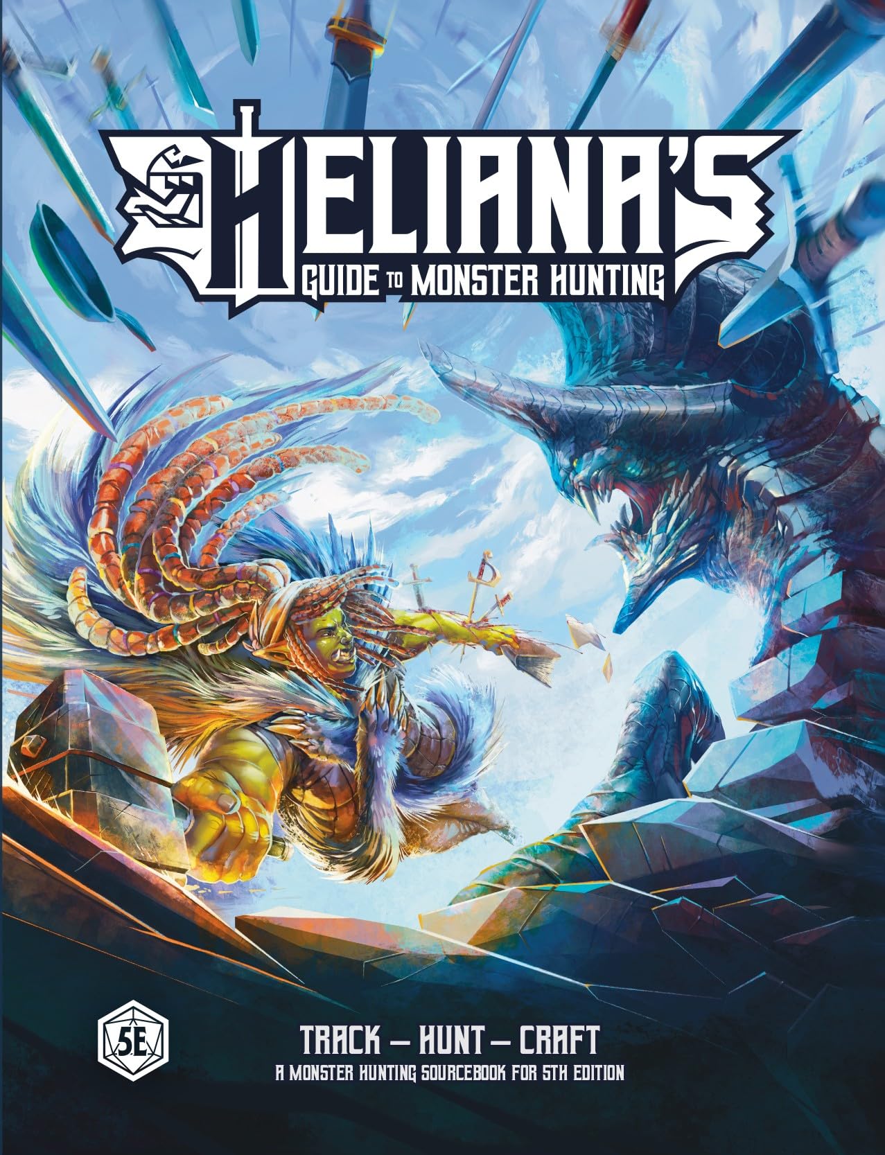 Loot Tavern Heliana's Guide to Monster Hunting Core Edition – Hardcover TTRPG for DND 5e