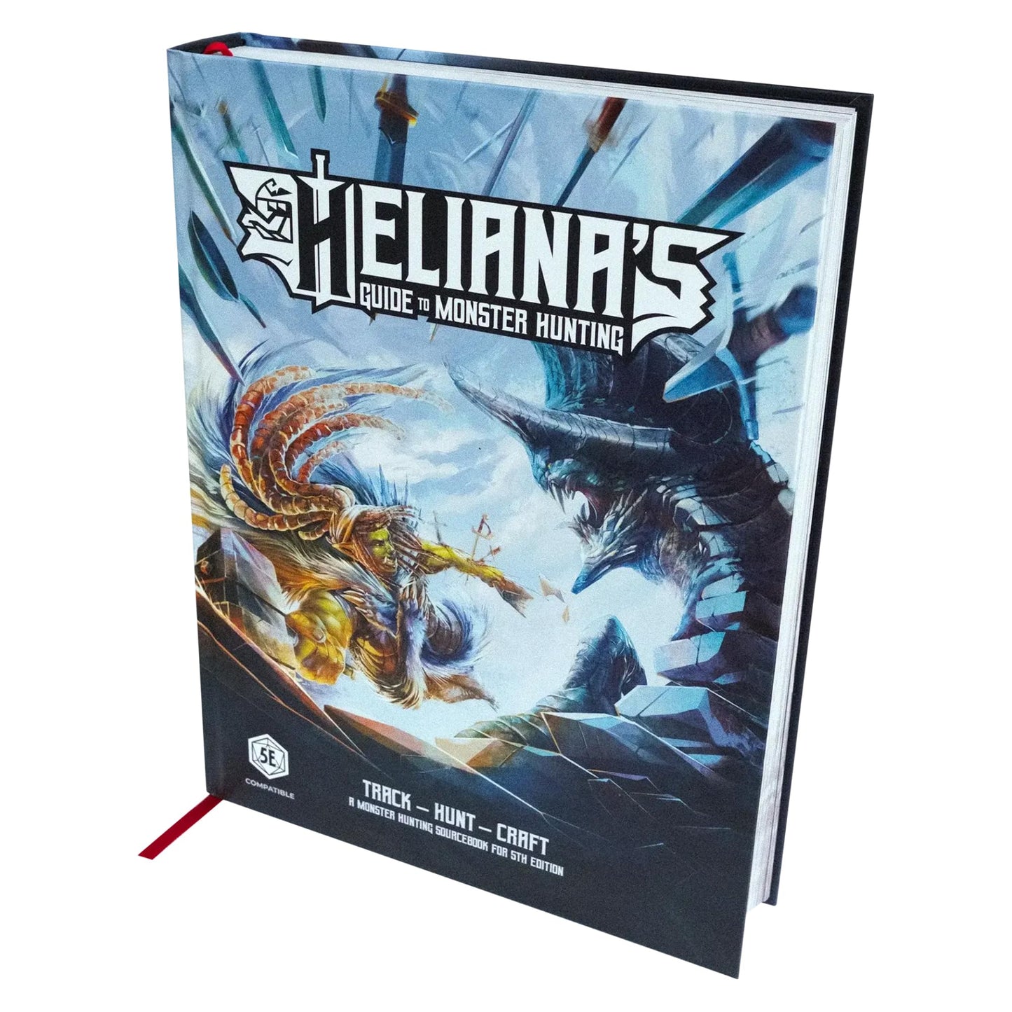 Loot Tavern Heliana's Guide to Monster Hunting Core Edition – Hardcover TTRPG for DND 5e