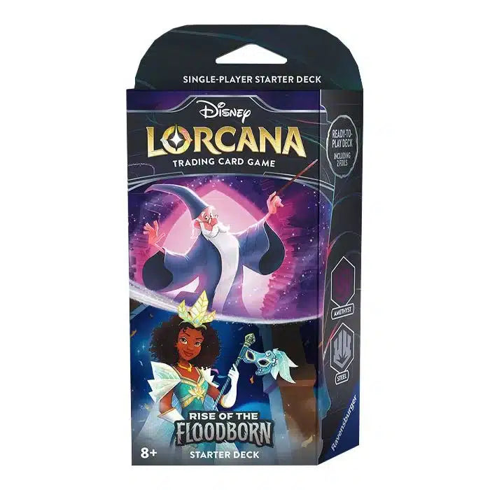 Disney Lorcana TCG: [Set 2] Rise of the Floodborn - Starter Deck [1 at Random] *** INCLUDES 1x BOOSTER PACK ***