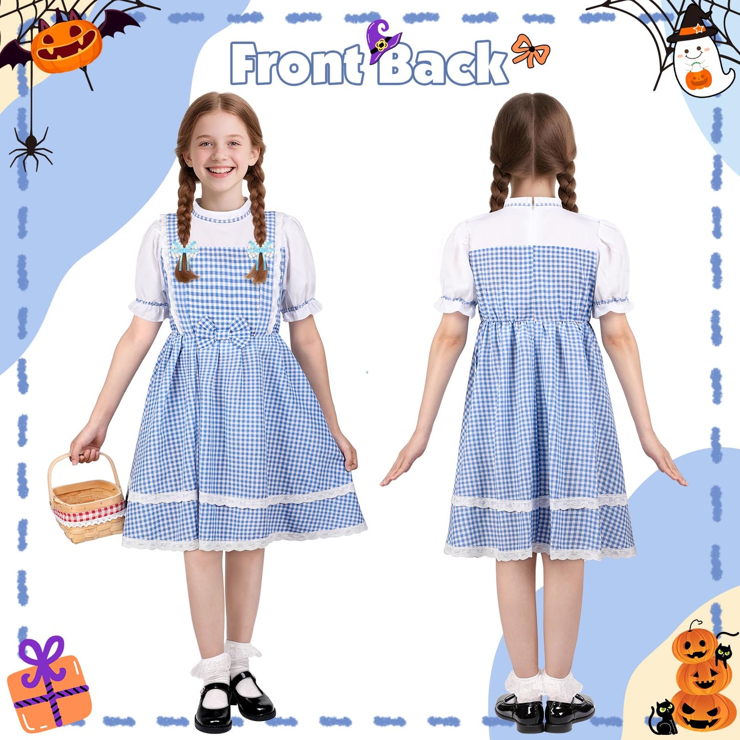 Loscola Halloween Costumes for Girls – Storybook Character Costumes (Ages 3-12)