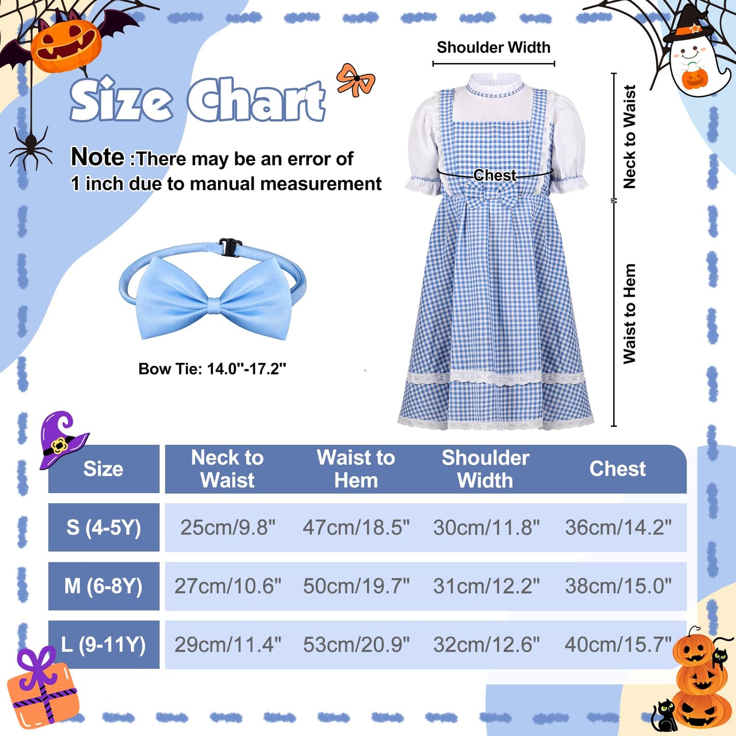 Loscola Halloween Costumes for Girls – Storybook Character Costumes (Ages 3-12)