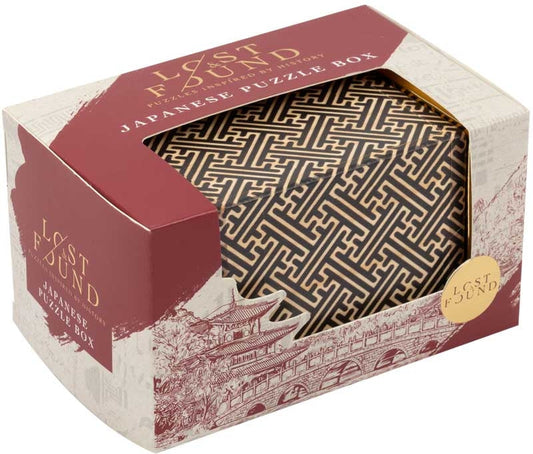 Lost & Found: Japanese Puzzle Box – Traditional Secret Opening Brain Teaser (Ages 10+)