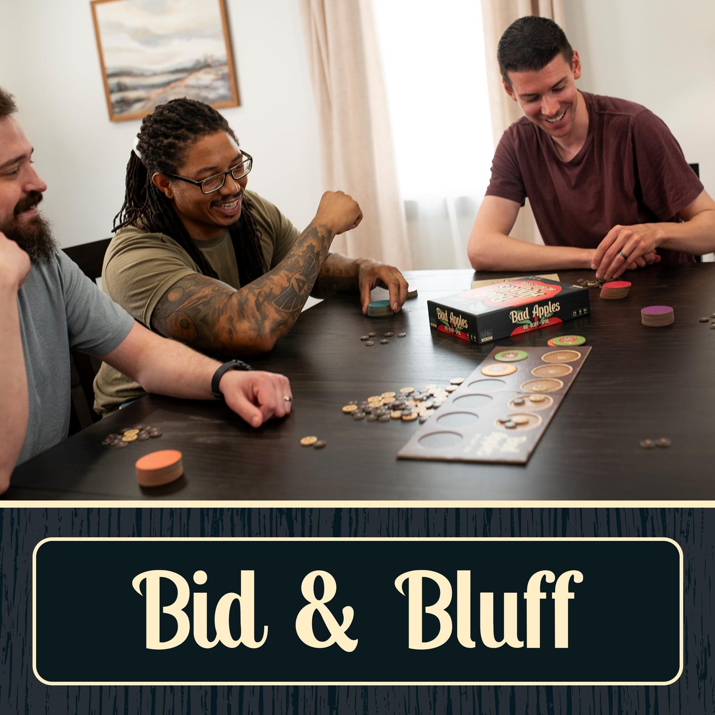 Lost Boy Entertainment Bad Apples – Family Board Game for Adults & Teens | Bidding & Bluffing