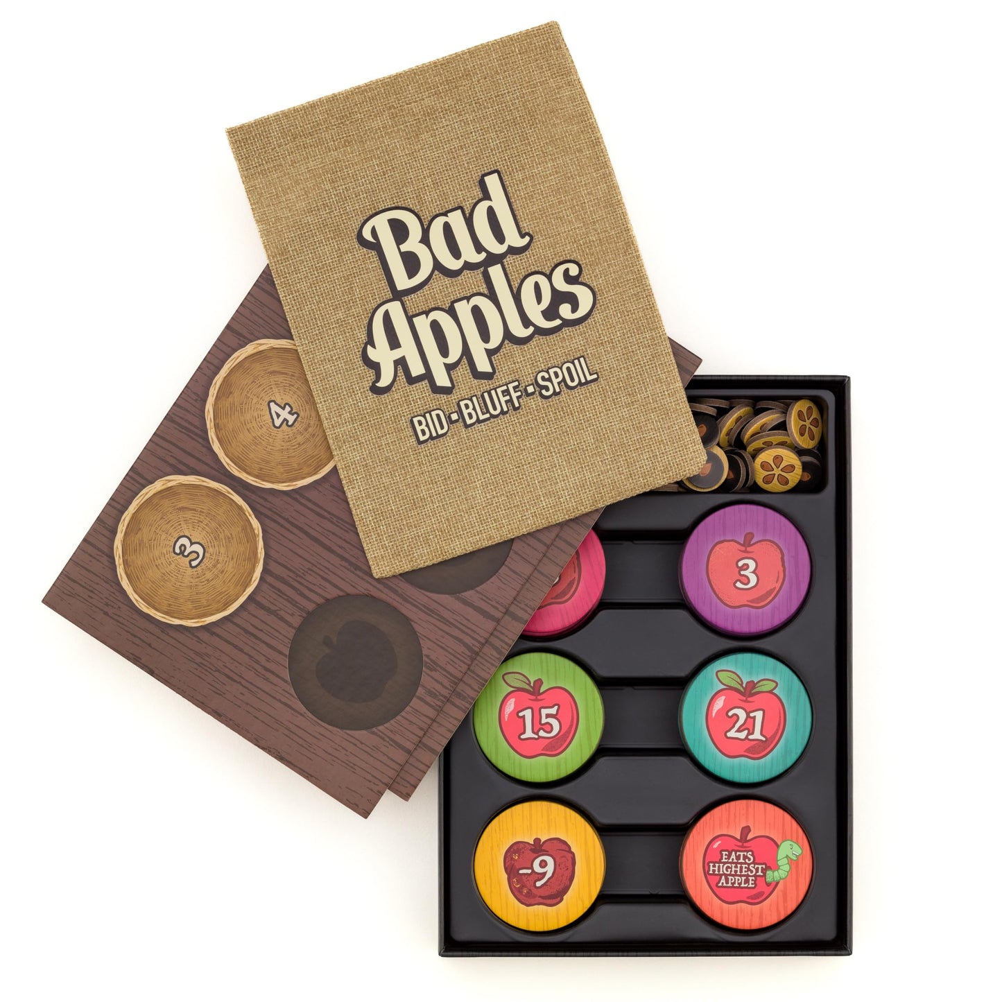 Lost Boy Entertainment Bad Apples – Family Board Game for Adults & Teens | Bidding & Bluffing