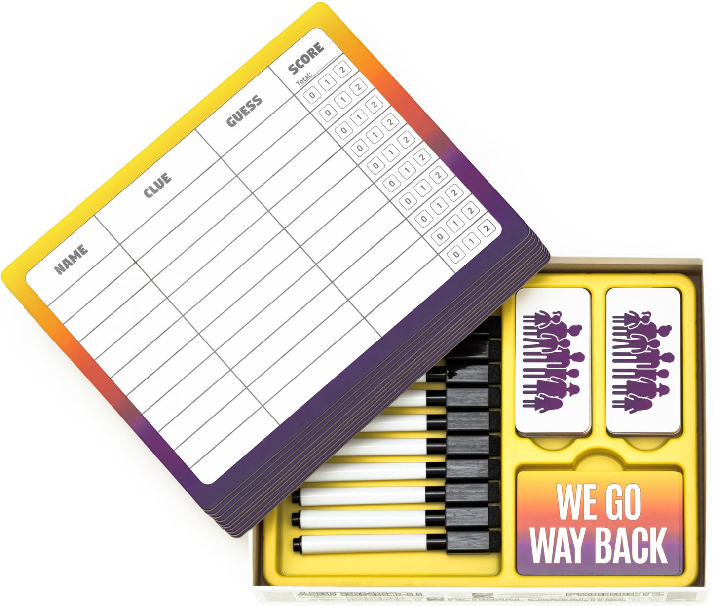 Lost Boy Entertainment We Go Way Back – Adult Board Game for Friends & Family