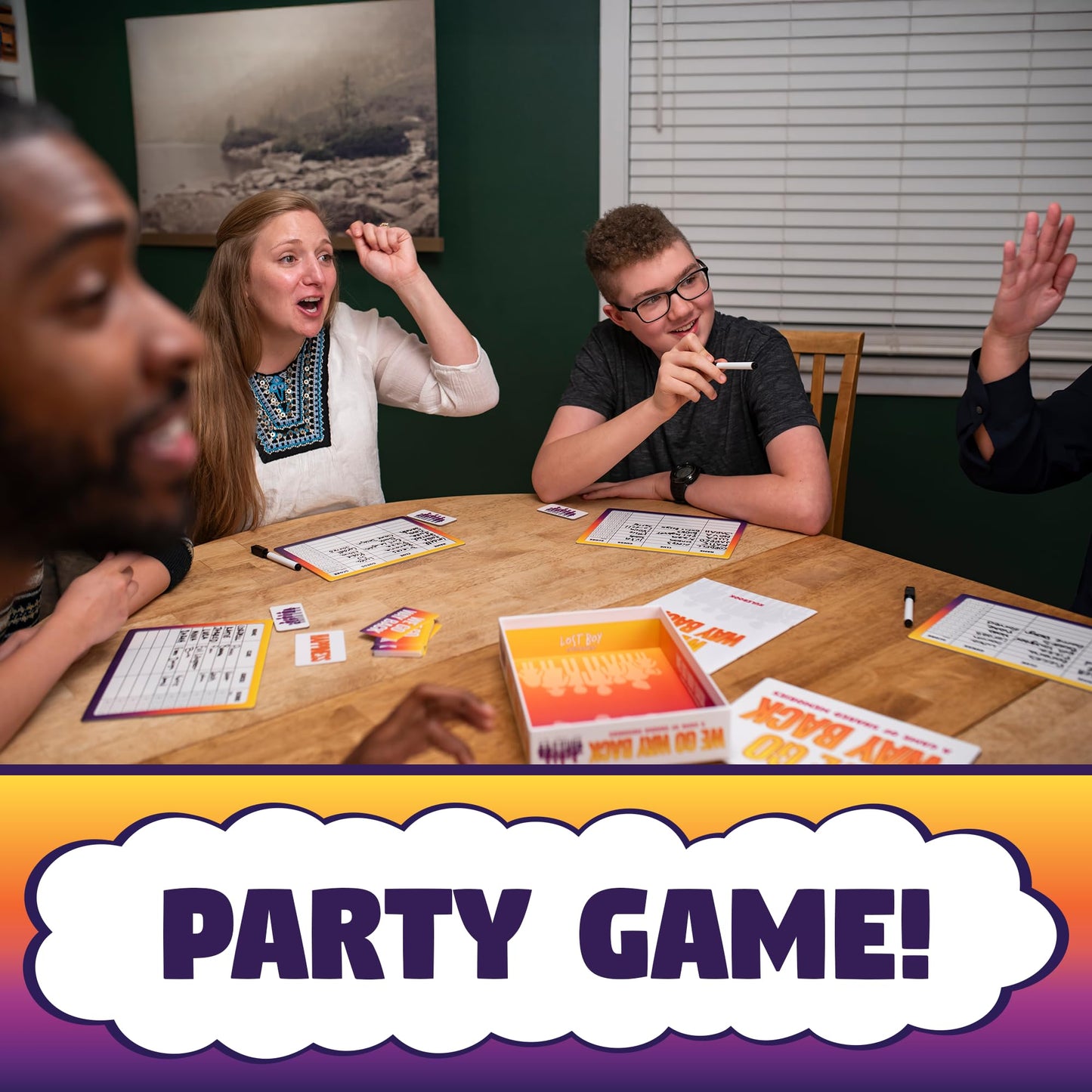 Lost Boy Entertainment We Go Way Back – Adult Board Game for Friends & Family