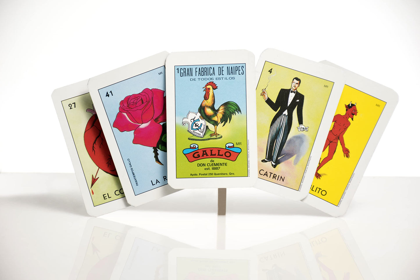 Loteria Don Clemente Jumbo Set – 10 Large Boards, 54 Decks
