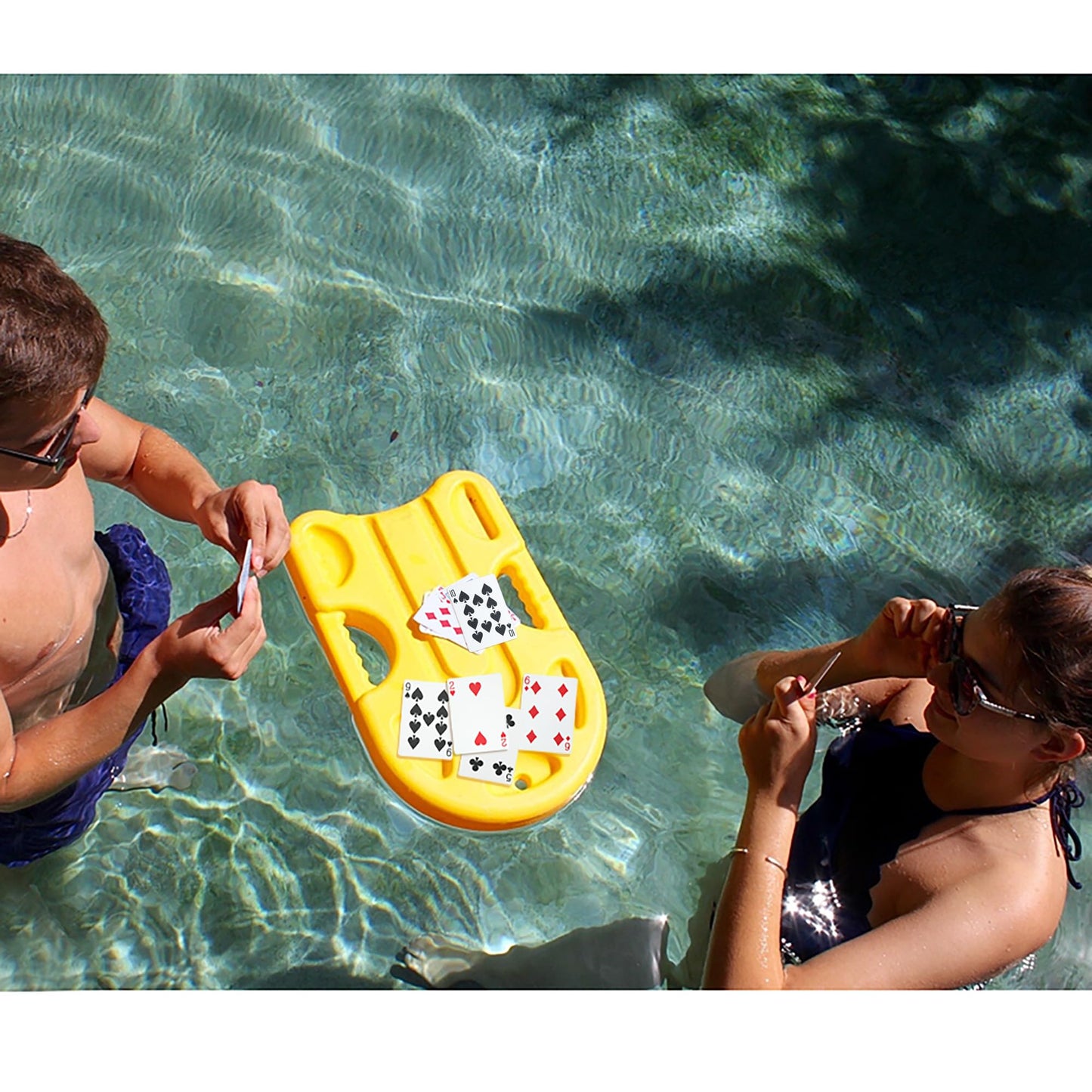 LotFancy Waterproof Plastic Playing Cards – 2 Decks, Poker Size, with Plastic Cases