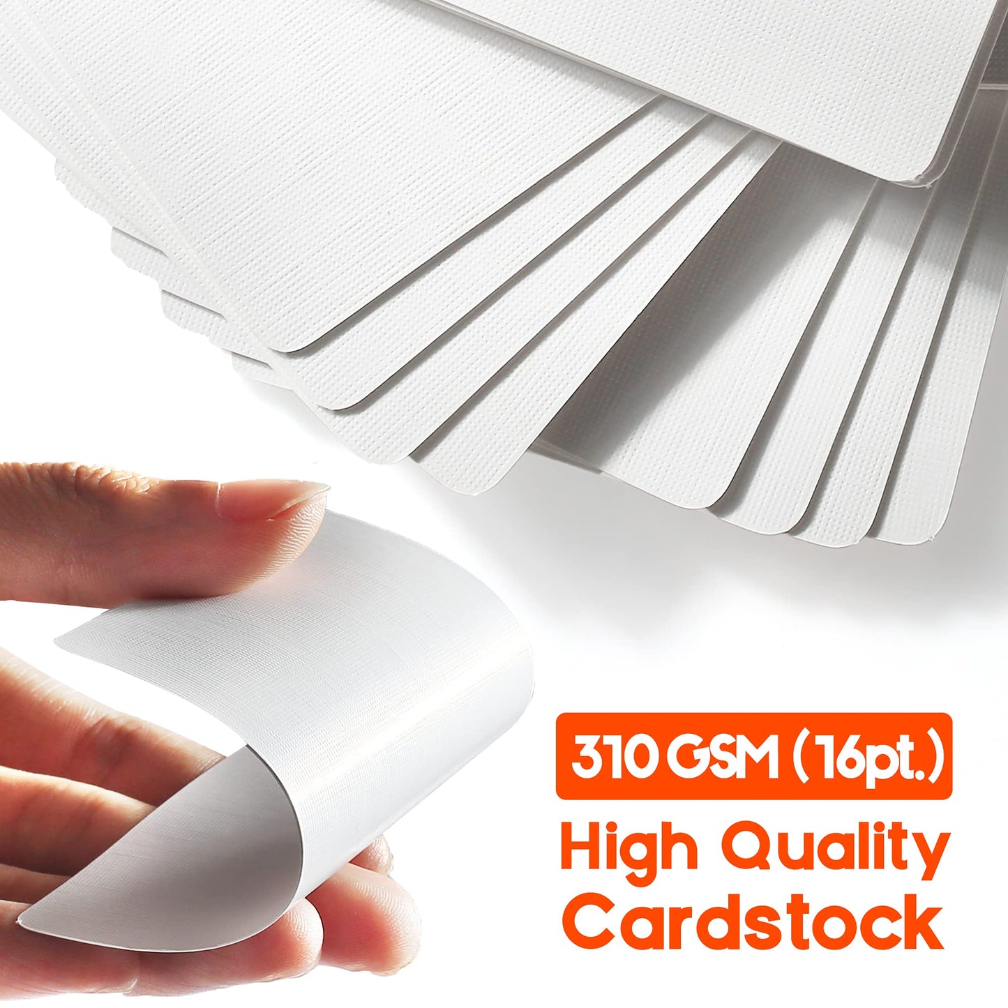 LotFancy Blank Playing Cards – 180 Printable Cards, Matte Finish, Poker Size