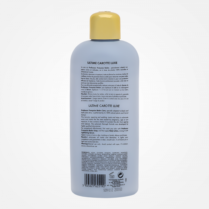 Pr. Francoise Bedon Ultime Carotte Luxe Lightening Lotion 17oz