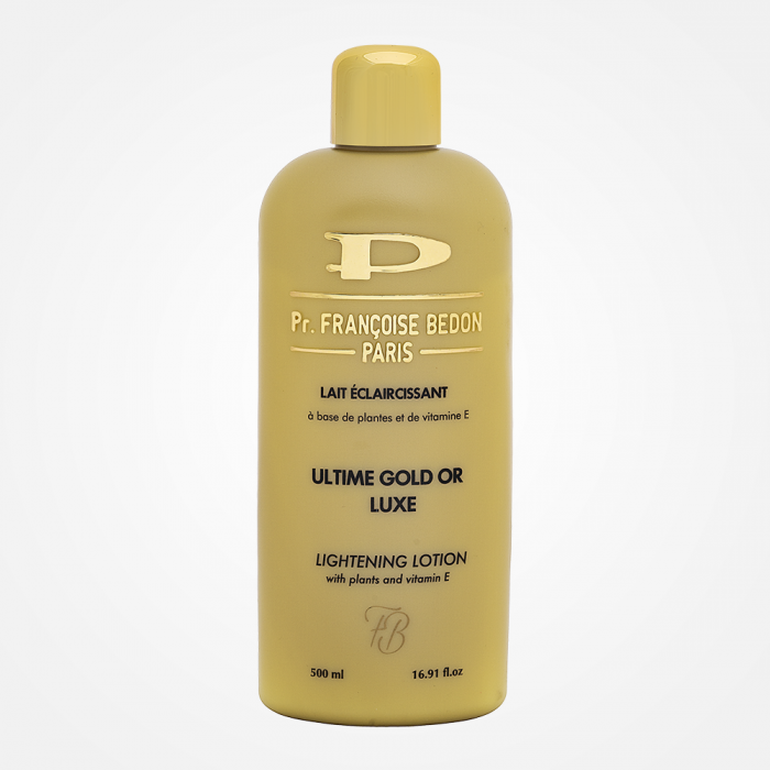 Pr. Francoise Bedon Lightening Lotion Ultime Gold OR Luxe: Skin Brightening & Dark Spot Corrector for Radiant Tone - 16.91 oz